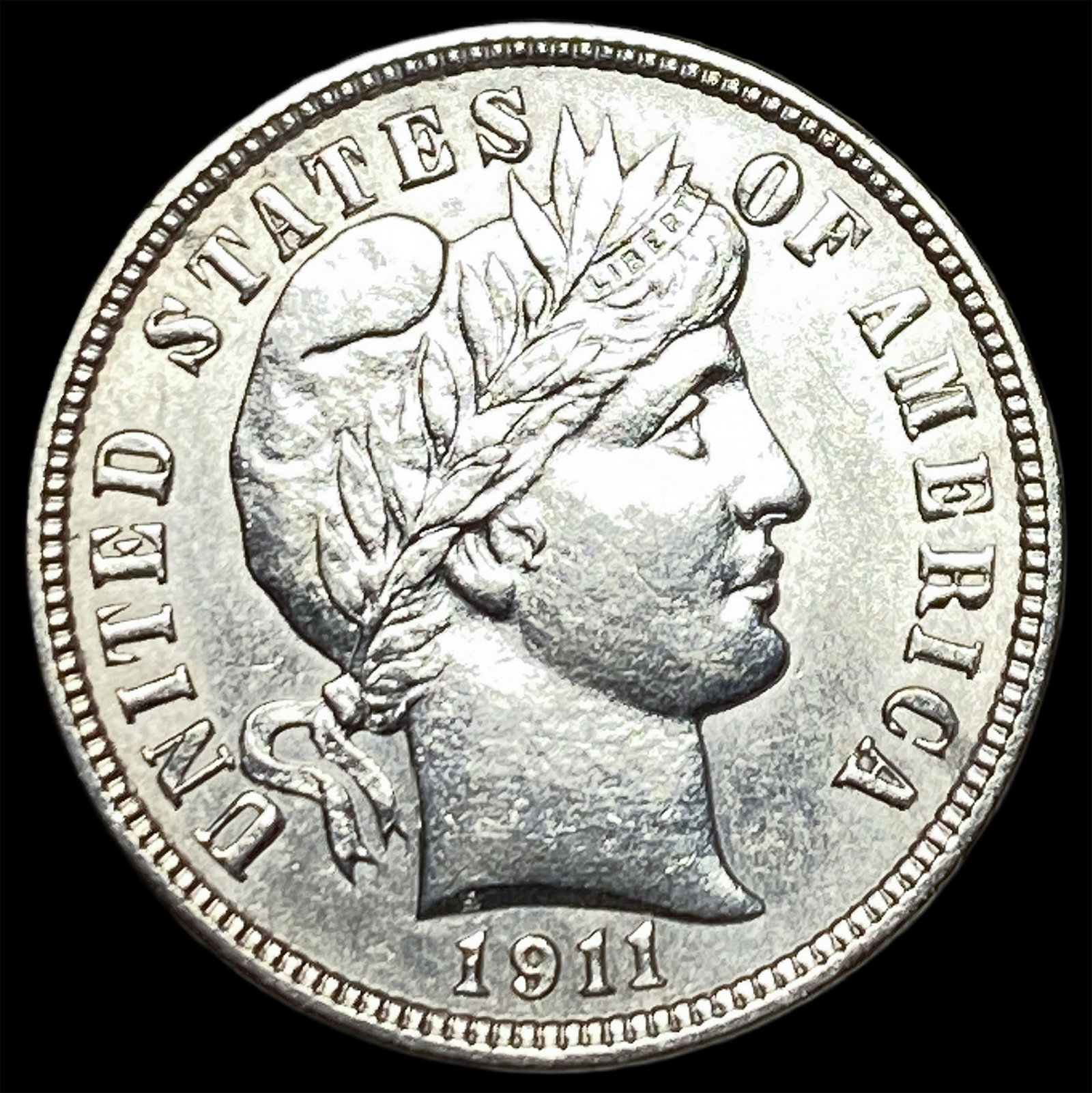 1911-D Silver Barber Dime UNCIRCULATED (1 of 2)