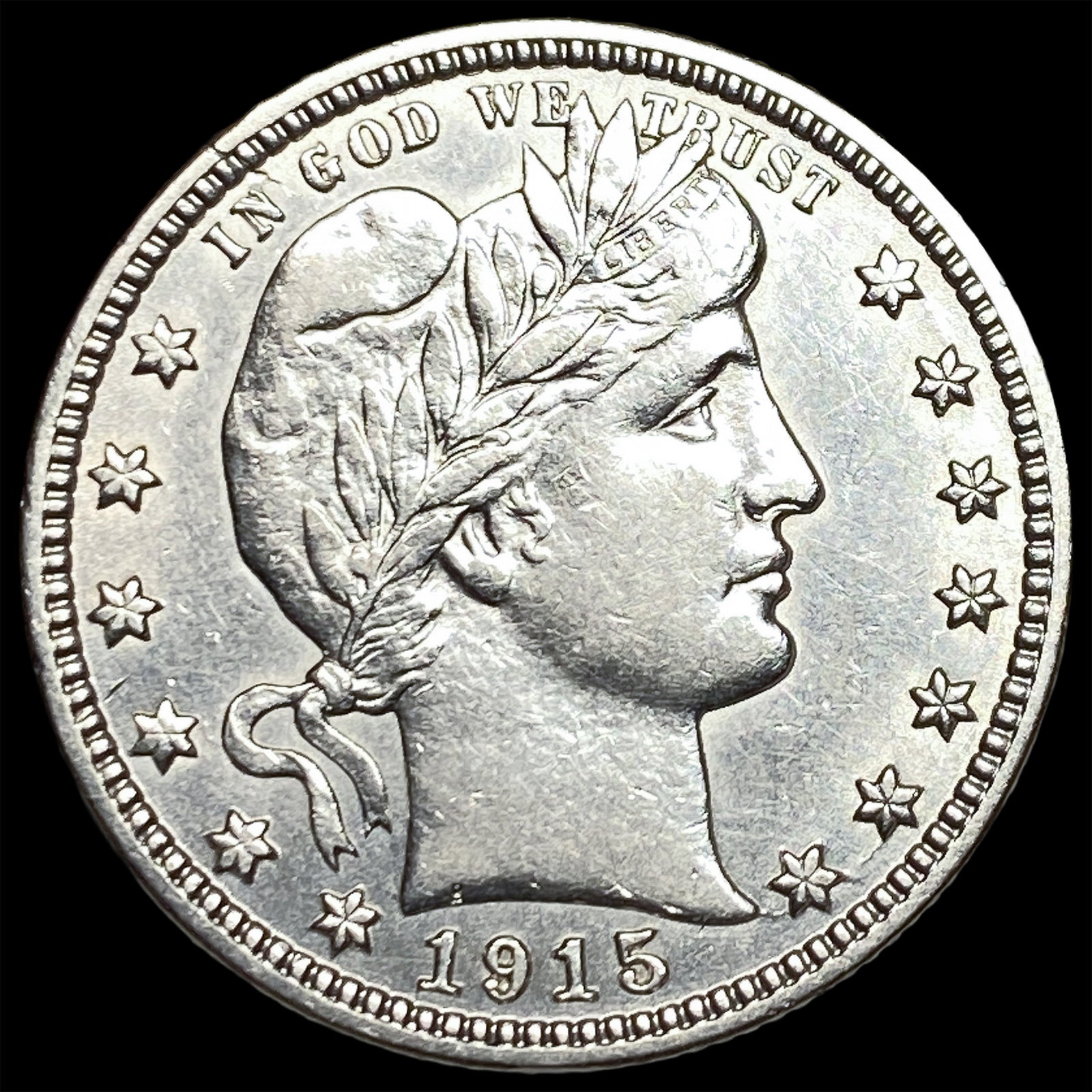 1915 Barber Silver Quarter CLOSELY UNCIRCULATED (1 of 2)