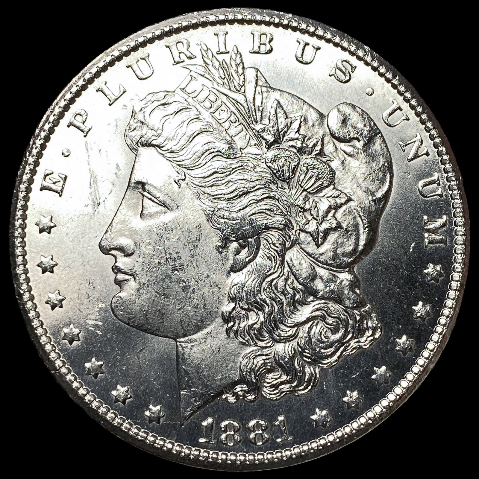 1881-CC Silver Morgan Dollar CHOICE BU (1 of 2)
