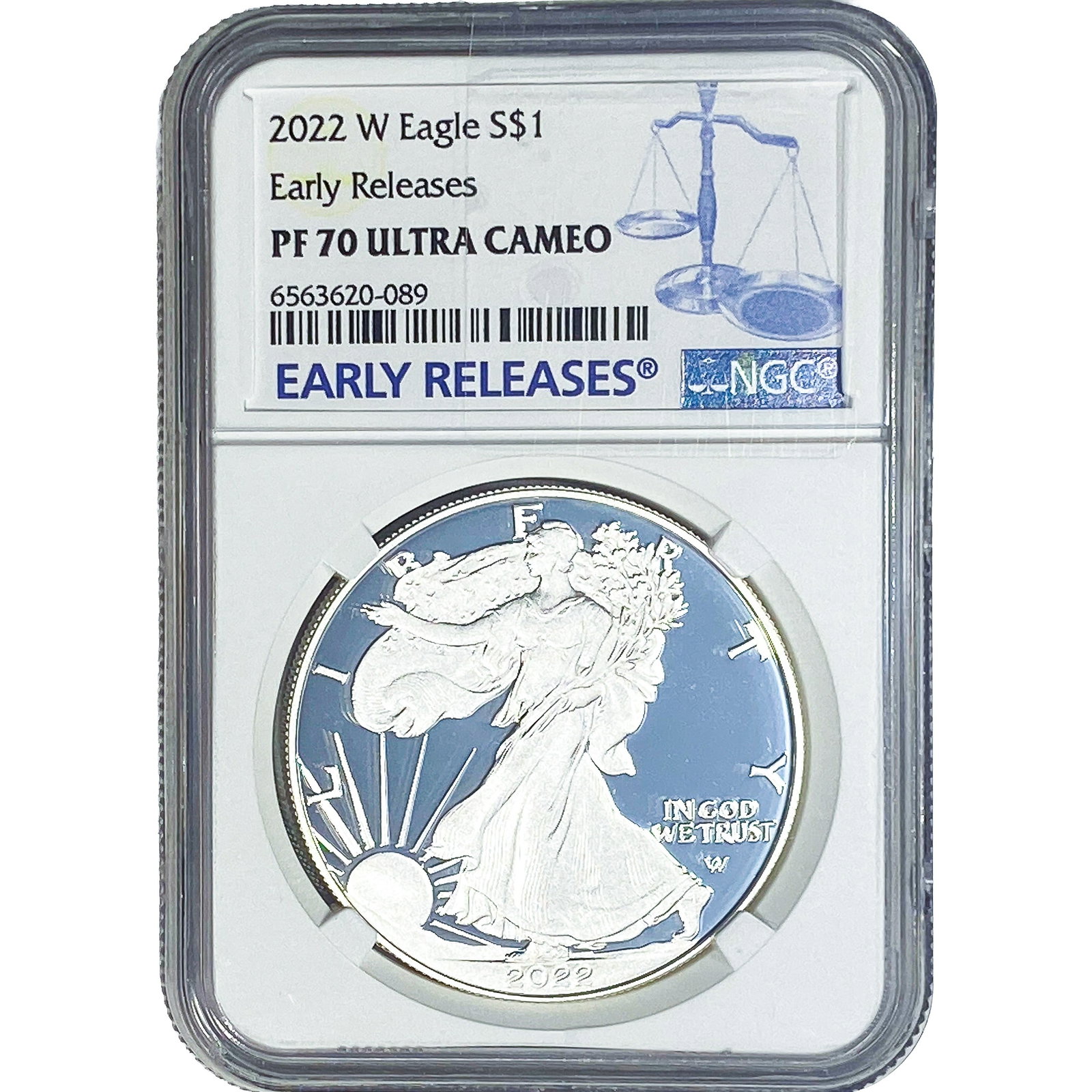2022-W Silver Eagle NGC PF70 Ultra Cameo (1 of 2)