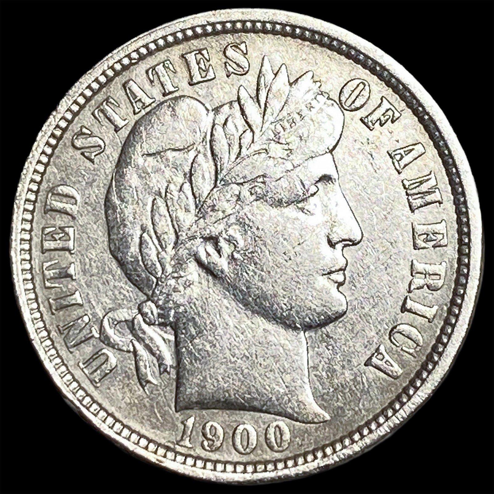 1900-O Silver Barber Dime HIGH GRADE (1 of 2)