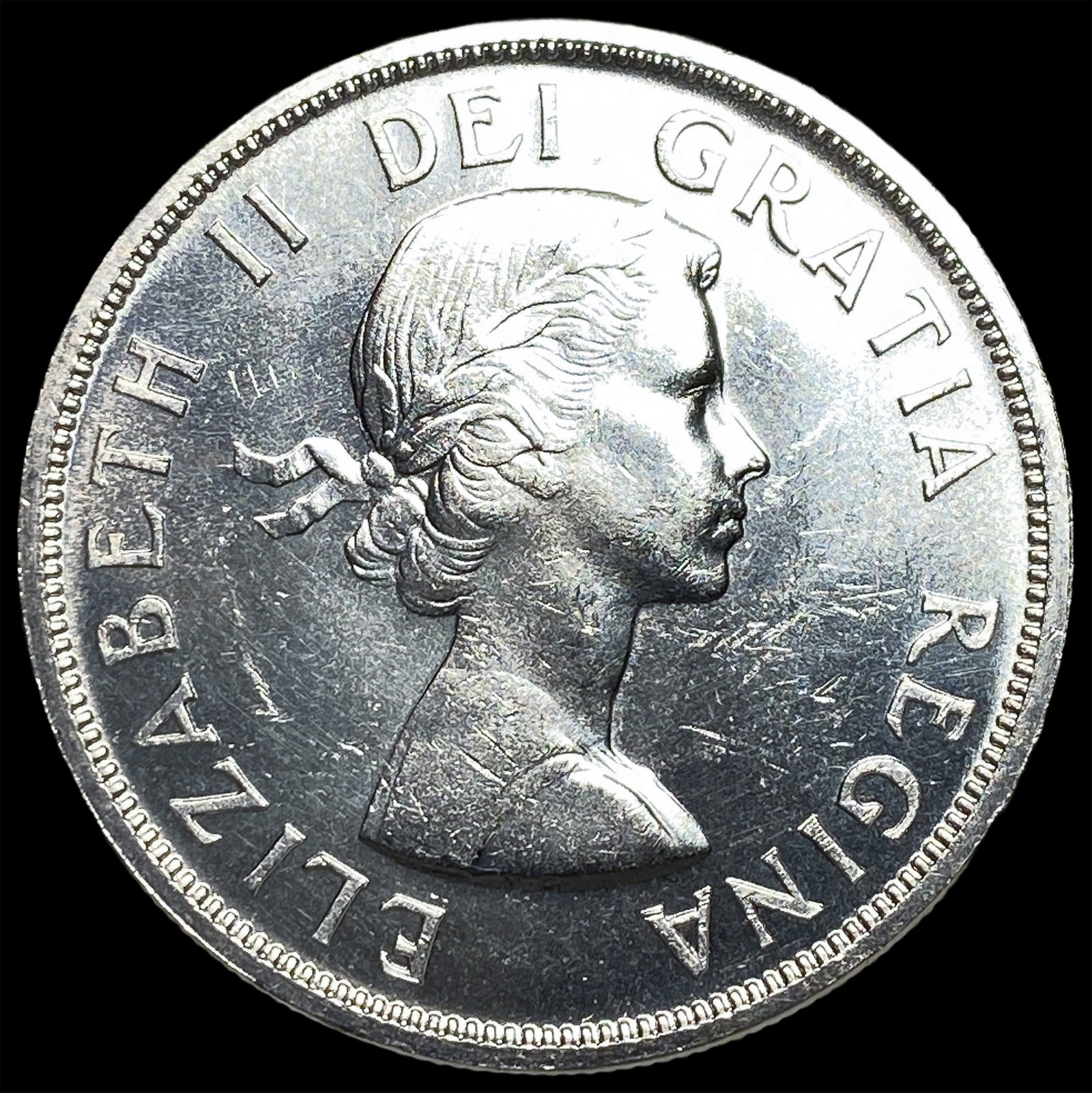 1958 Canada Silver Dollar British Columbia CHOICE BU (1 of 2)