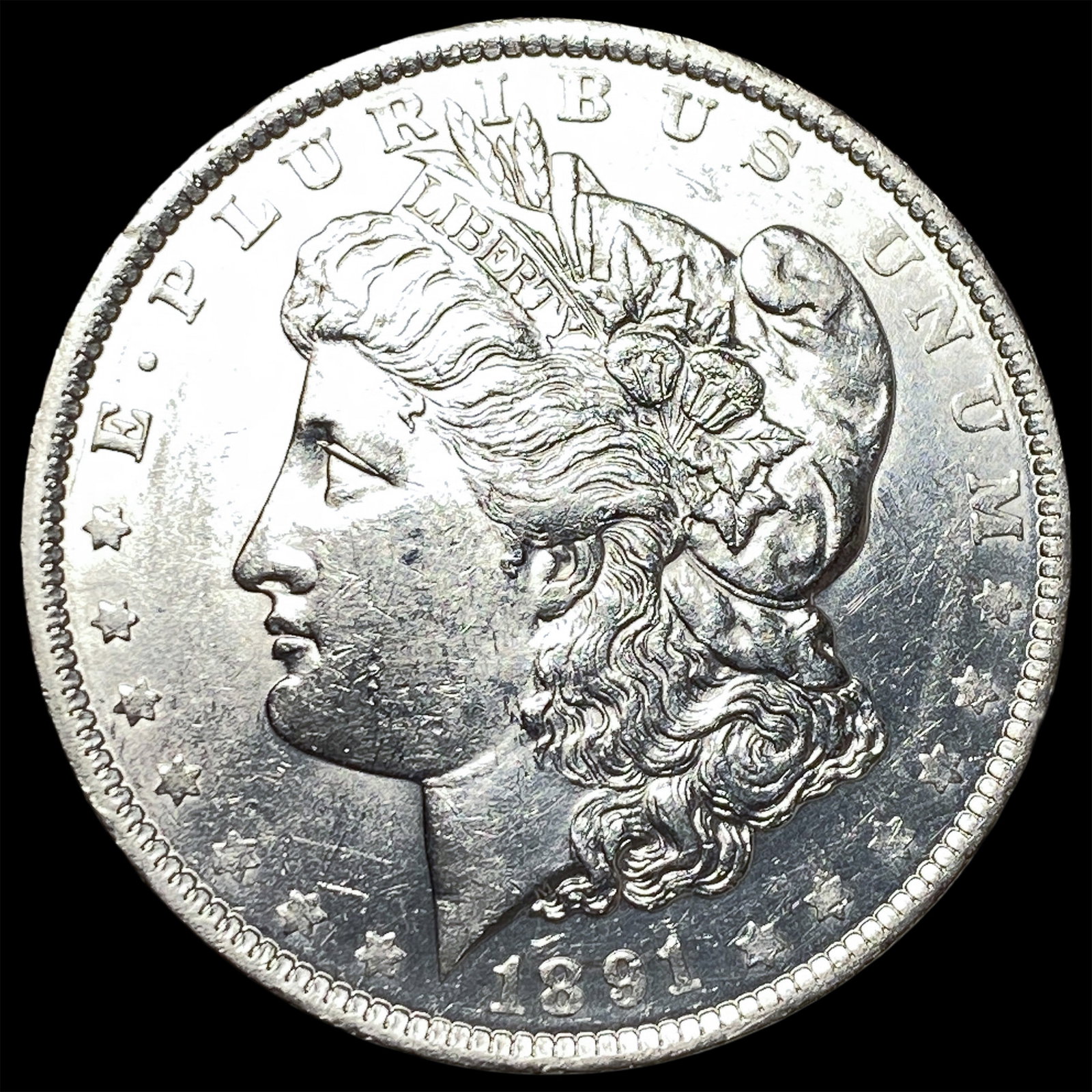 1891-O Silver Morgan Dollar CHOICE AU (1 of 2)