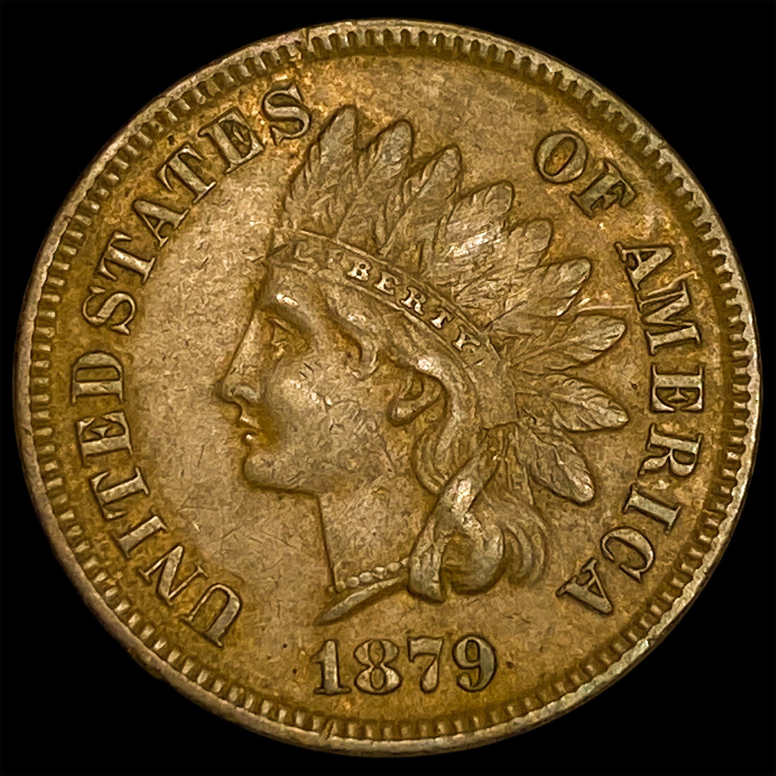 1879 Indian Head Cent NEARLY UNCIRCULATED: 1879 Indian Head Cent NEARLY UNCIRCULATED