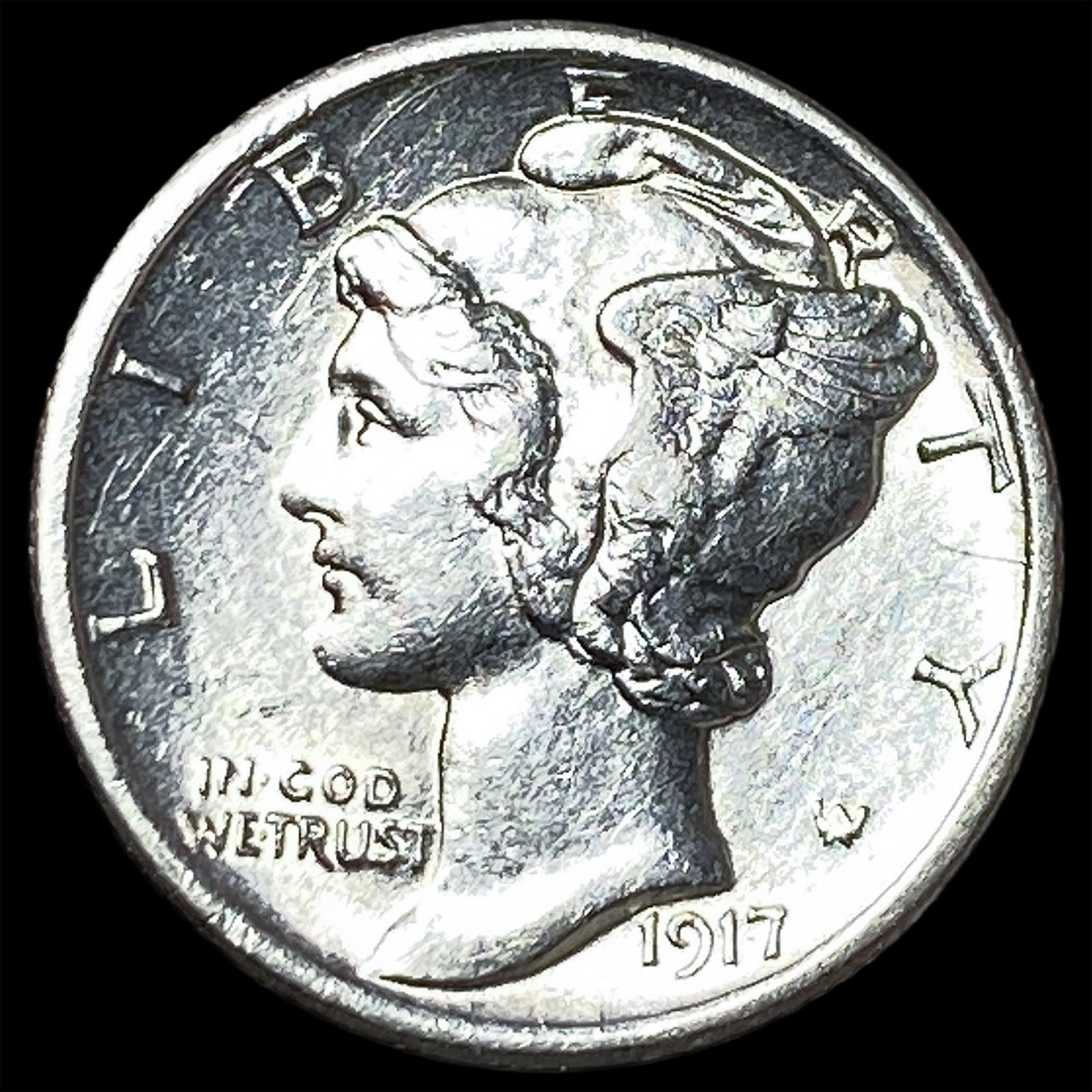1917 Mercury Dime UNCIRCULATED (1 of 2)