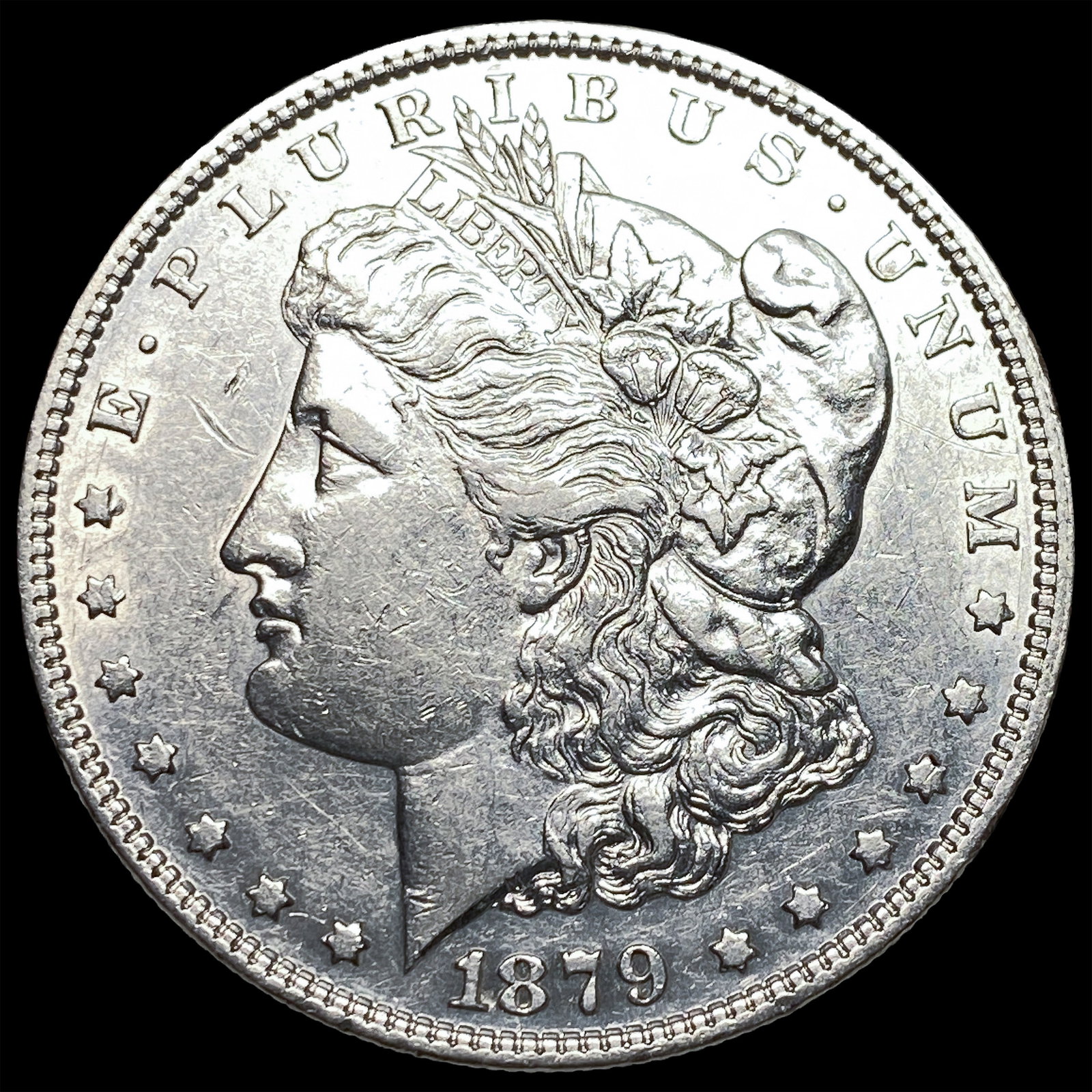 1879-S Silver Morgan Dollar CLOSELY UNCIRCULATED (1 of 2)