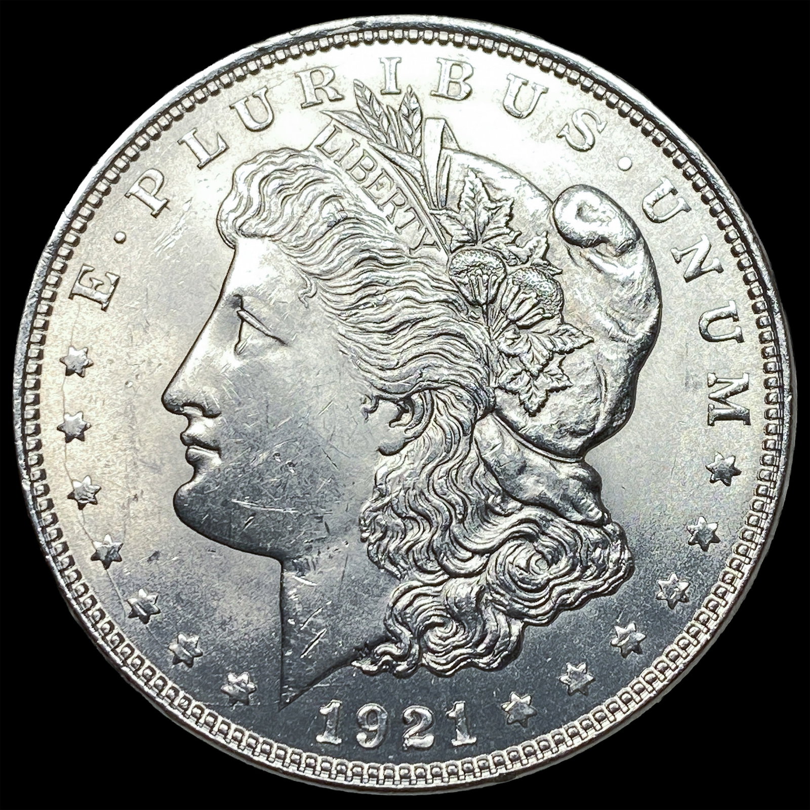 1921 Silver Morgan Dollar CHOICE BU (1 of 2)