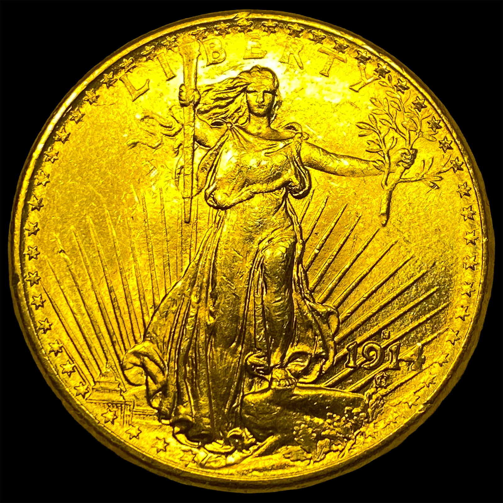1914 $20 Saint-Gaudens Double Eagle UNCIRCULATED (1 of 2)
