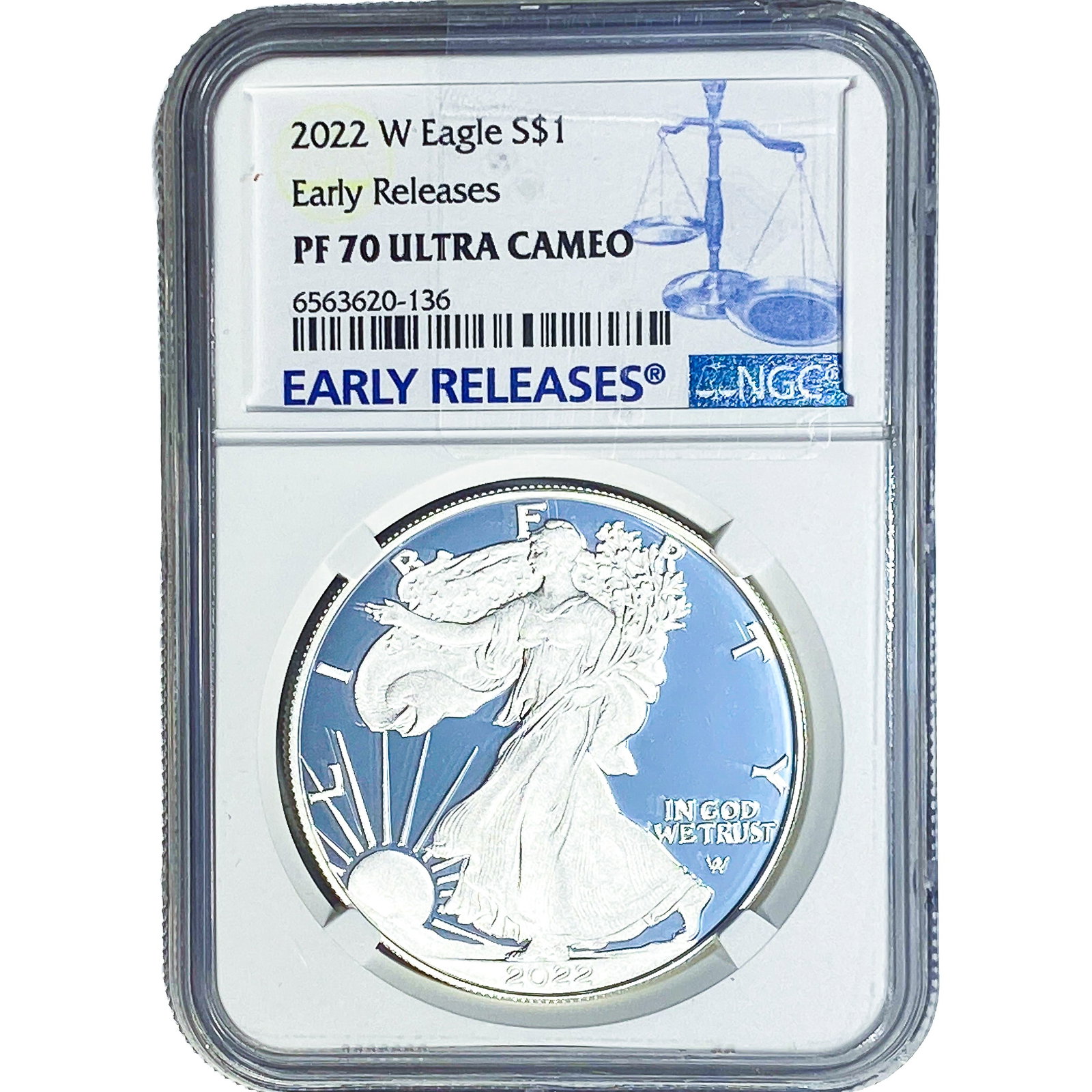 2022-W Silver Eagle NGC PF70 Ultra Cameo (1 of 2)