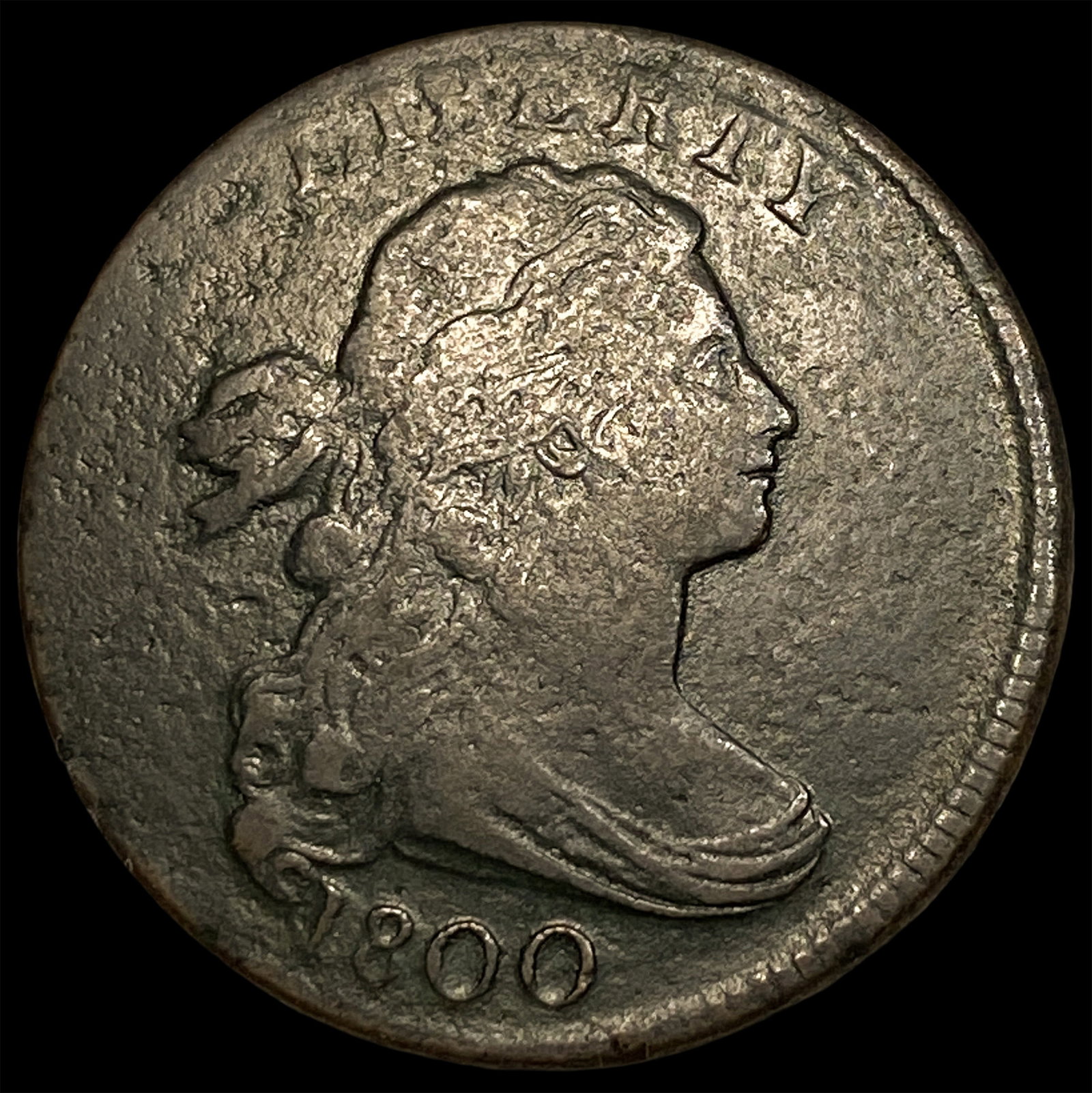 1800 Draped Bust Large Cent ABOUT UNCIRCULATED: 1800 Draped Bust Large Cent ABOUT UNCIRCULATED
