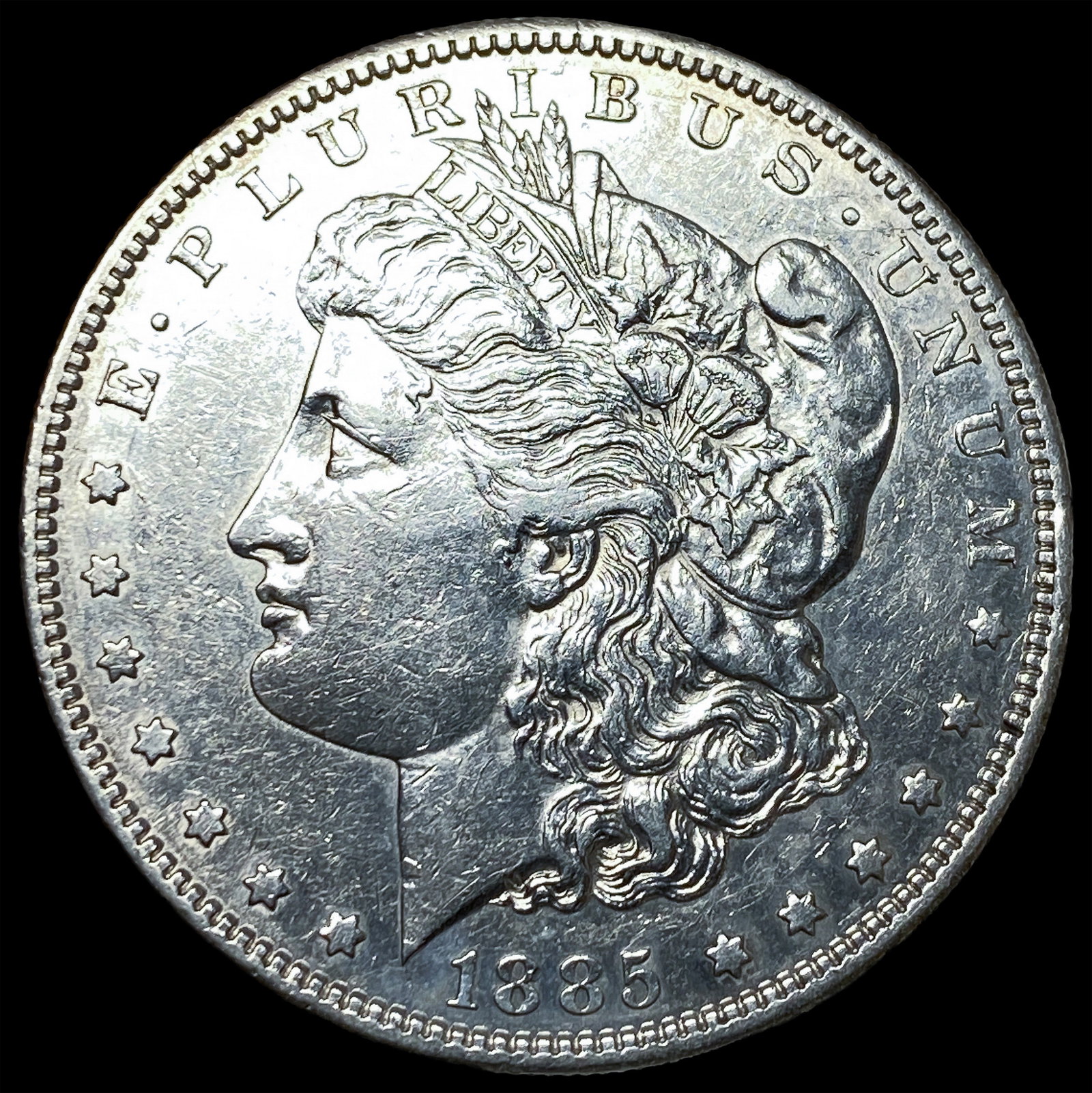 1885 Morgan Silver Dollar CLOSELY UNCIRCULATED (1 of 2)