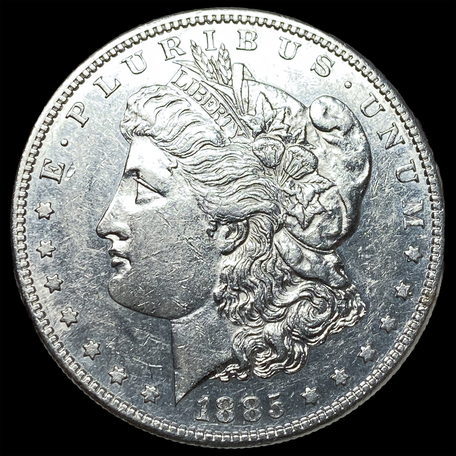 1885-S Silver Morgan Dollar CHOICE AU (1 of 2)