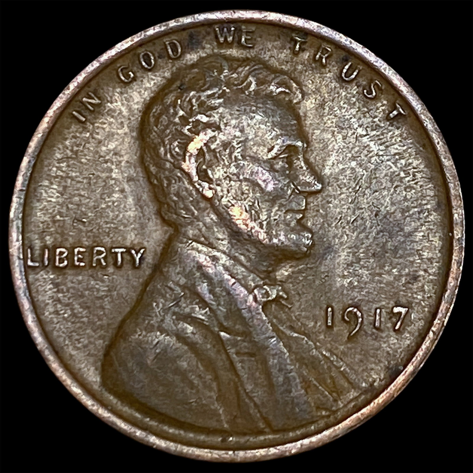 1917 Lincoln Wheat Cent CLOSELY UNCIRCULATED (1 of 2)