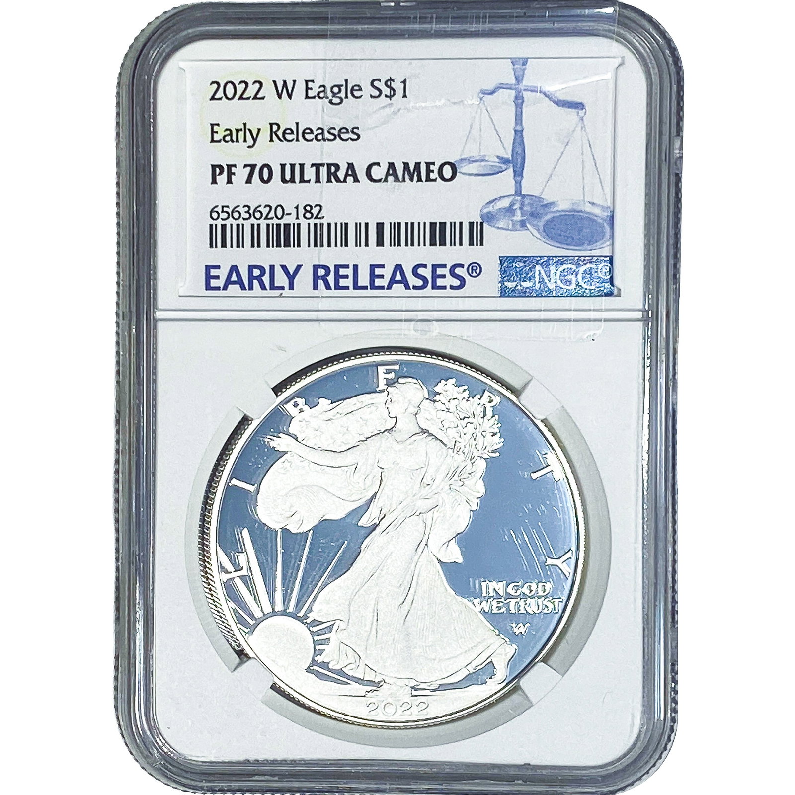 2022-W Silver Eagle NGC PF70 Ultra Cameo (1 of 2)