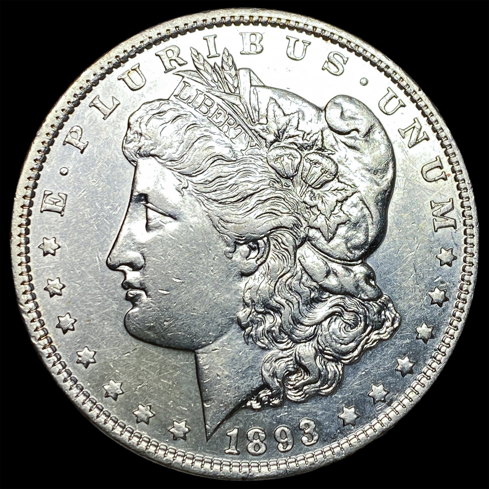 1893 Silver Morgan Dollar CLOSELY UNCIRCULATED (1 of 2)