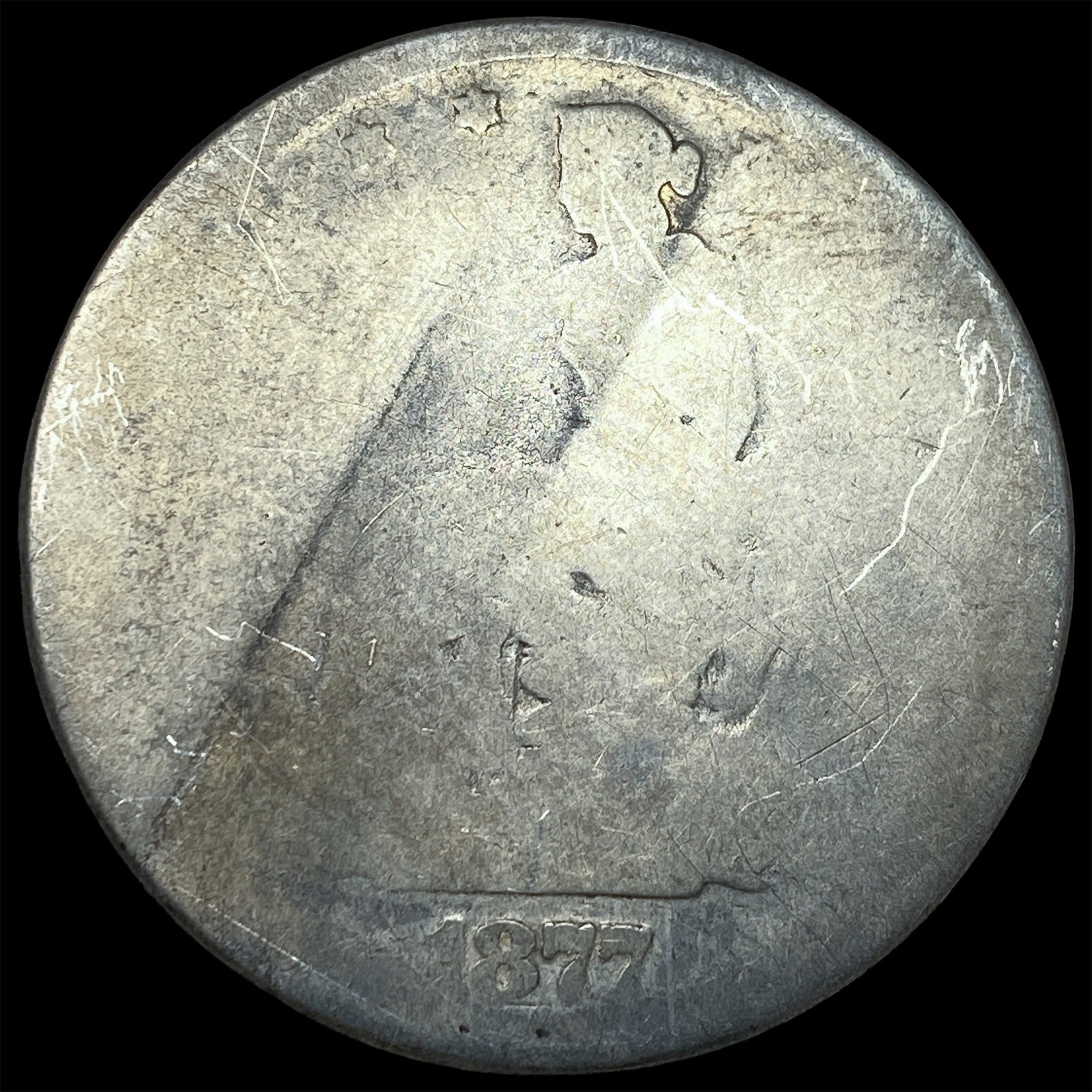 1877 Trade Dollar NICELY CIRCULATED (1 of 2)