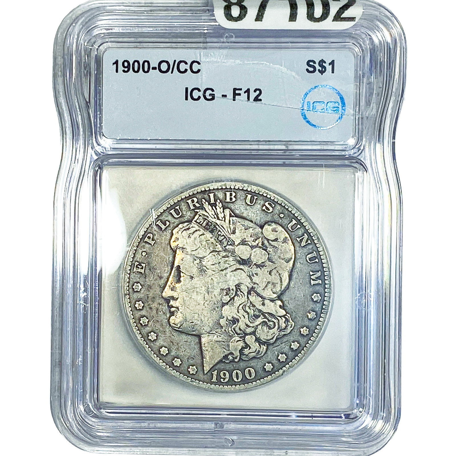 1900-O/CC Morgan Silver Dollar ICG F12 (1 of 2)