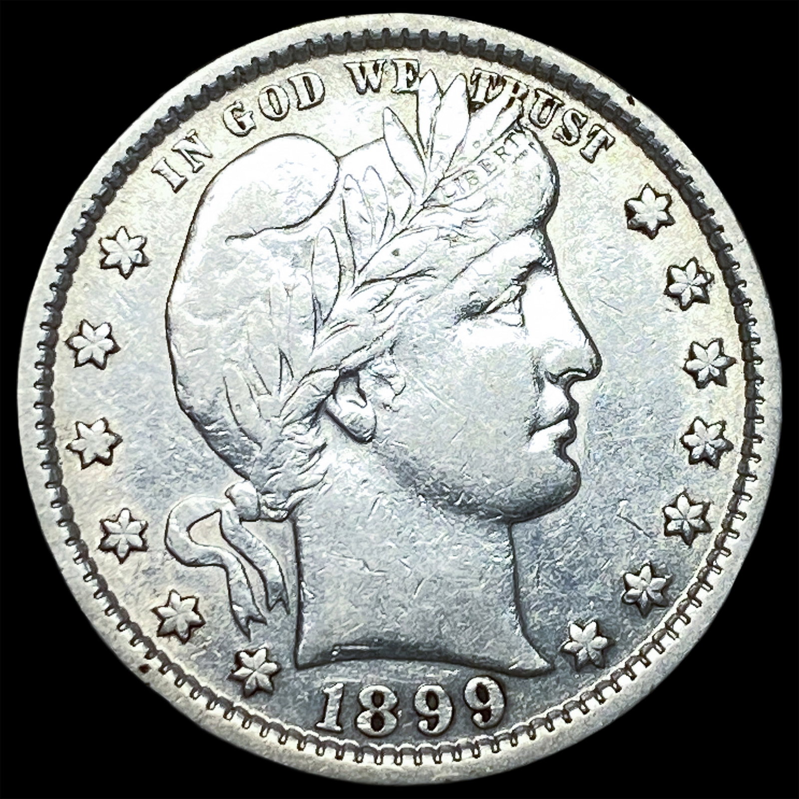 1899 Barber Quarter NEARLY UNCIRCULATED (1 of 2)