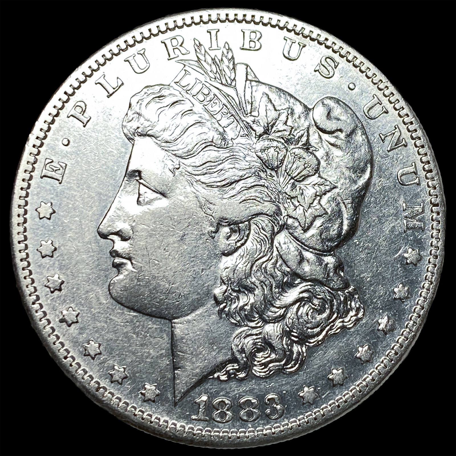 1883-S Silver Morgan Dollar CLOSELY UNCIRCULATED (1 of 2)