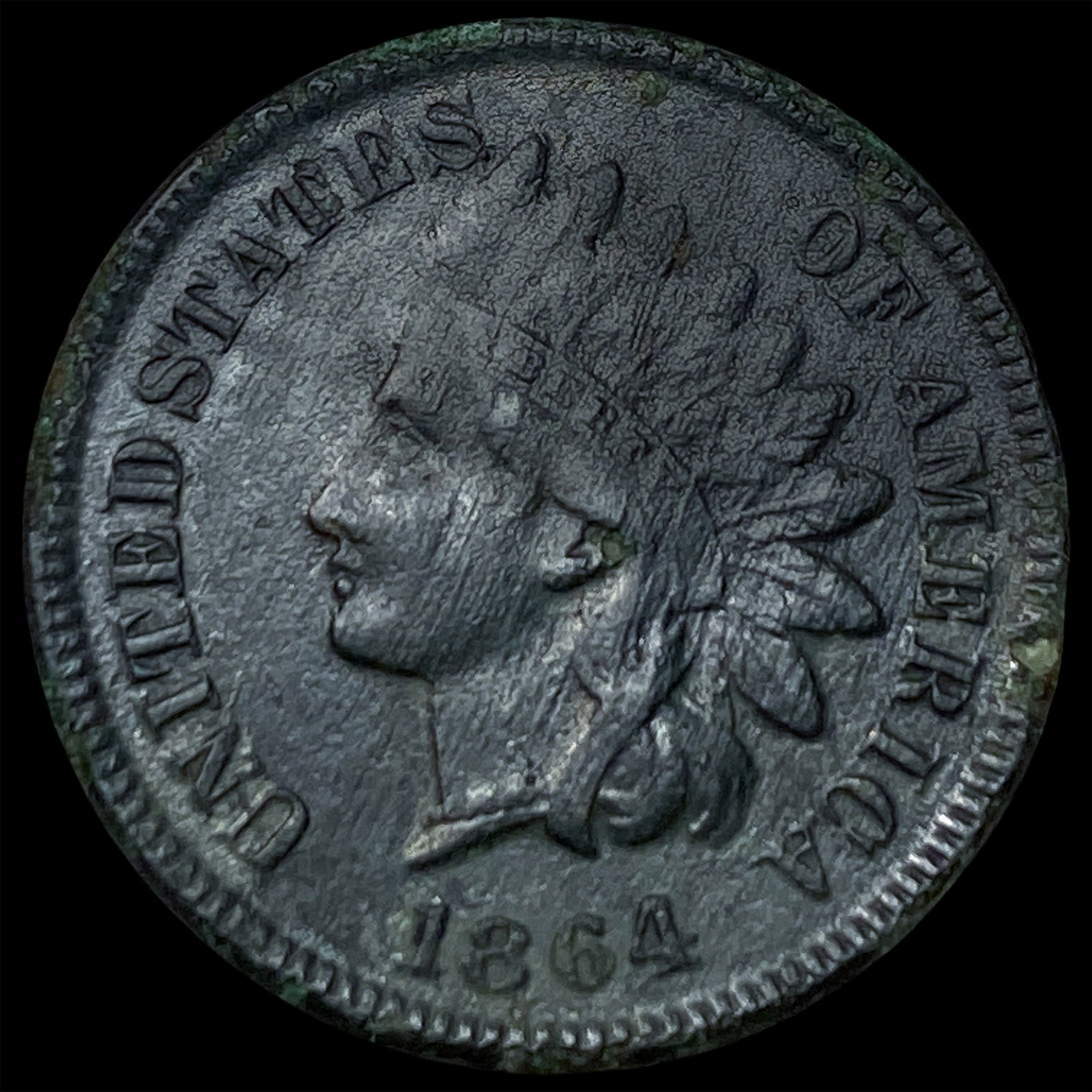 1864 Bronze Indian Head Cent HIGH GRADE (1 of 2)