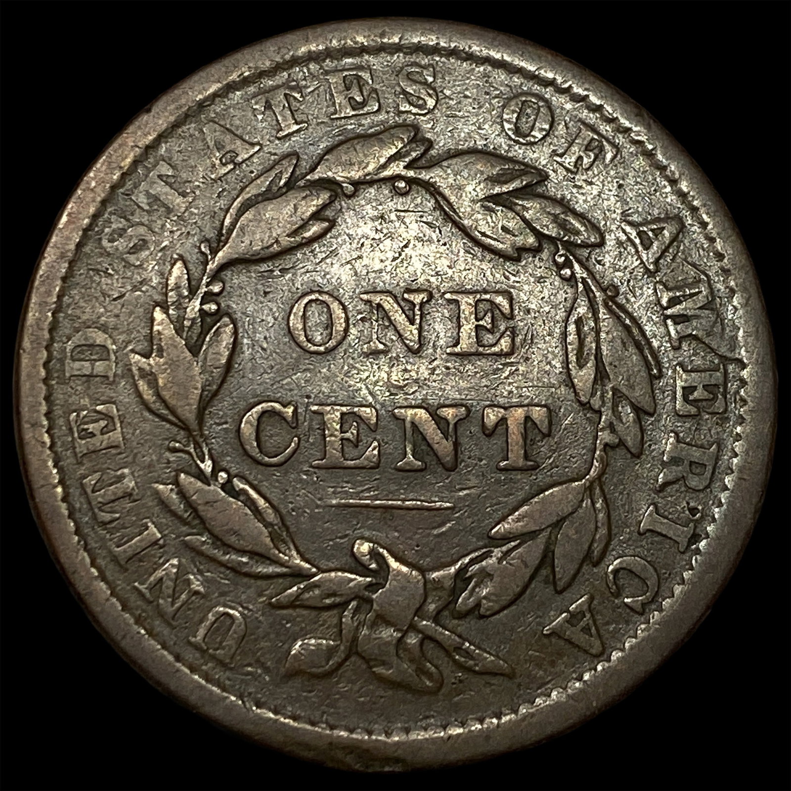 1838 Large Cent LIGHTLY CIRCULATED - 2