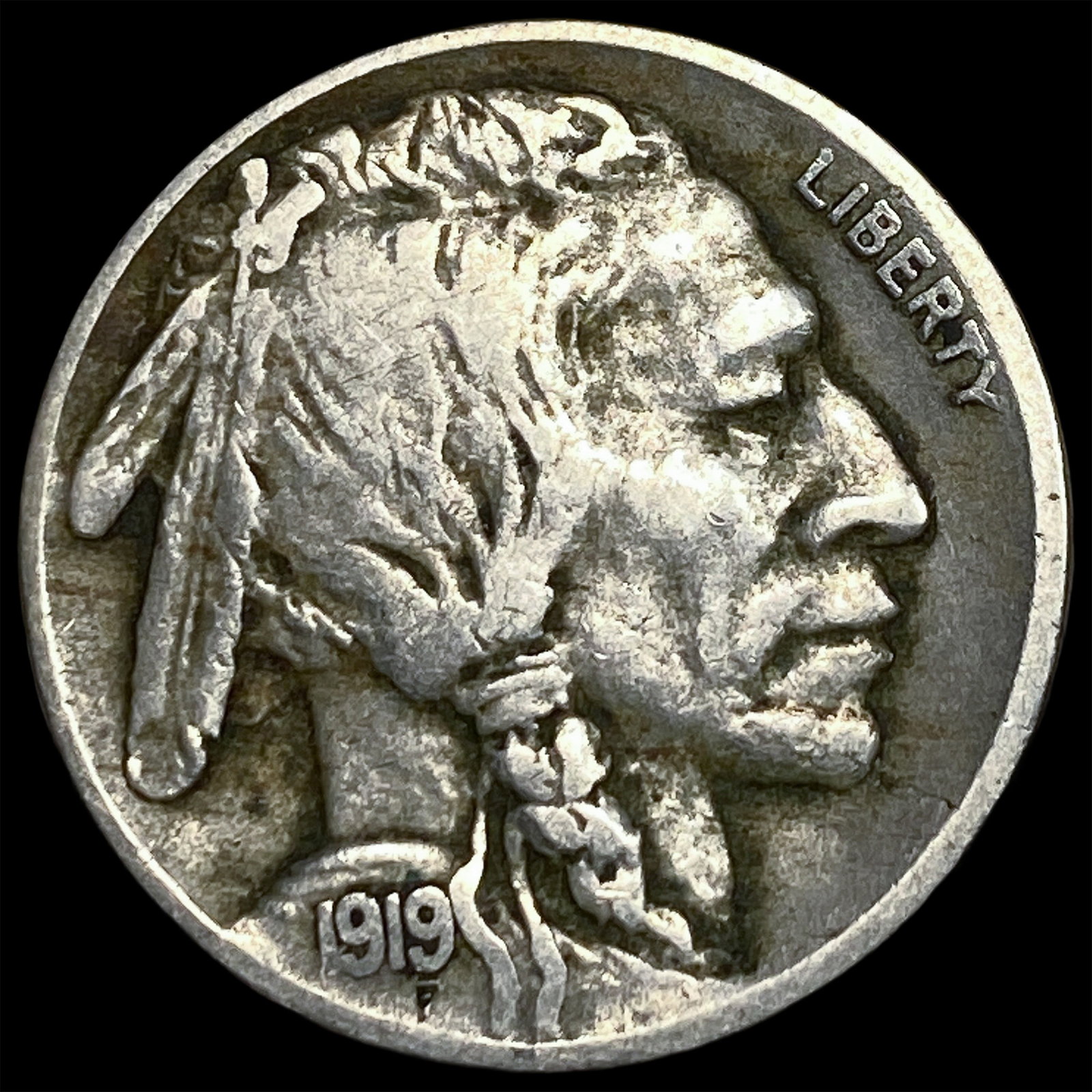 1919-S Buffalo Nickel LIGHTLY CIRCULATED: 1919-S Buffalo Nickel LIGHTLY CIRCULATED