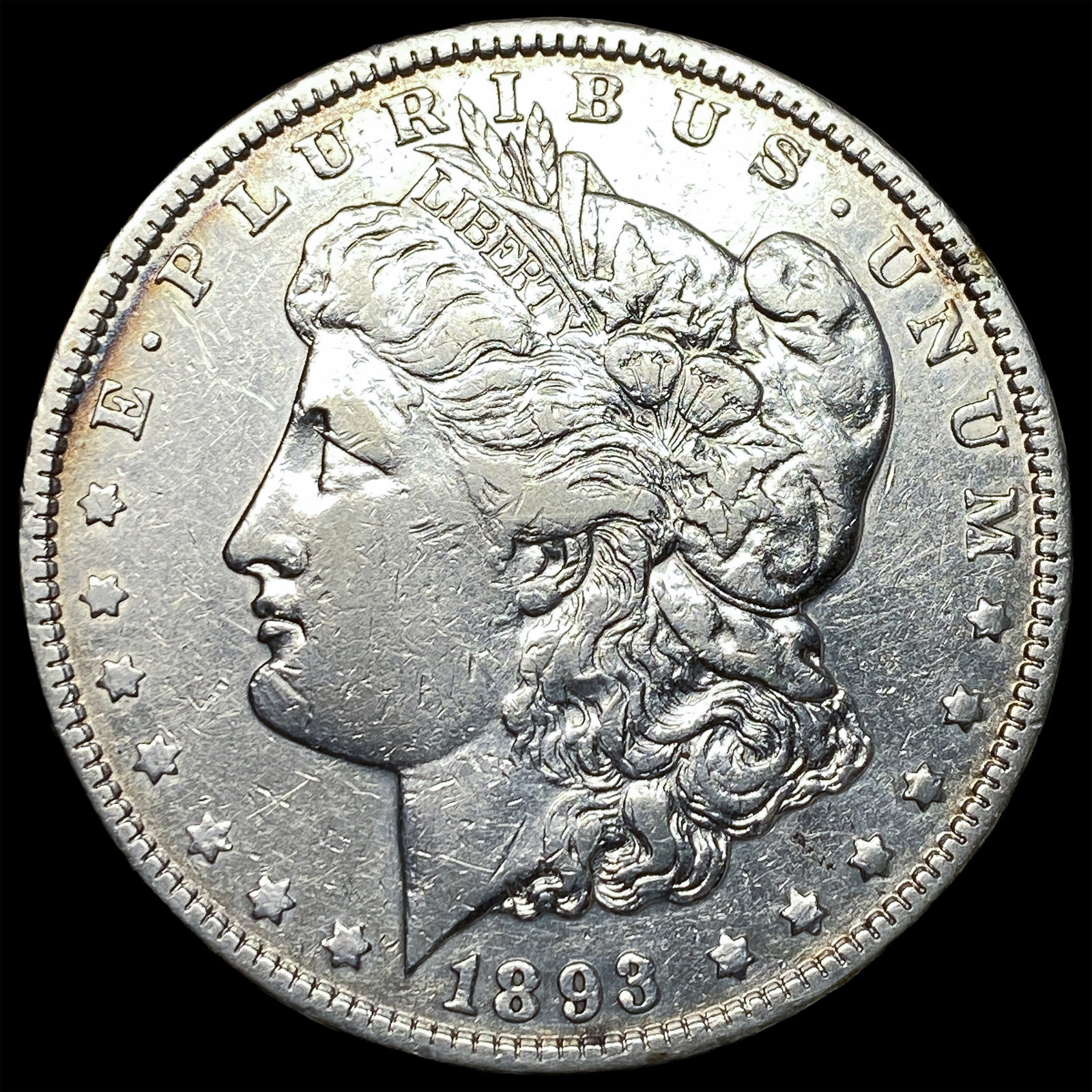 1893 Morgan Silver Dollar NEARLY UNCIRCULATED (1 of 2)