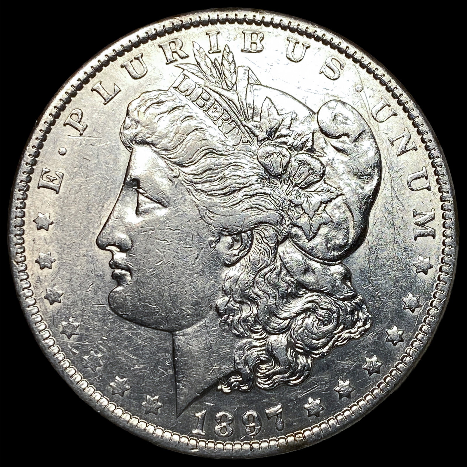 1897-O Silver Morgan Dollar CLOSELY UNCIRCULATED: 1897-O Silver Morgan Dollar CLOSELY UNCIRCULATED