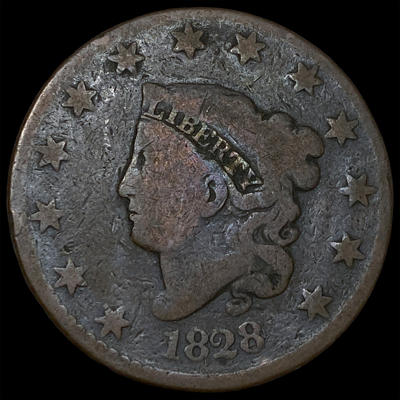 1828 Large Cent NICELY CIRCULATED (1 of 2)