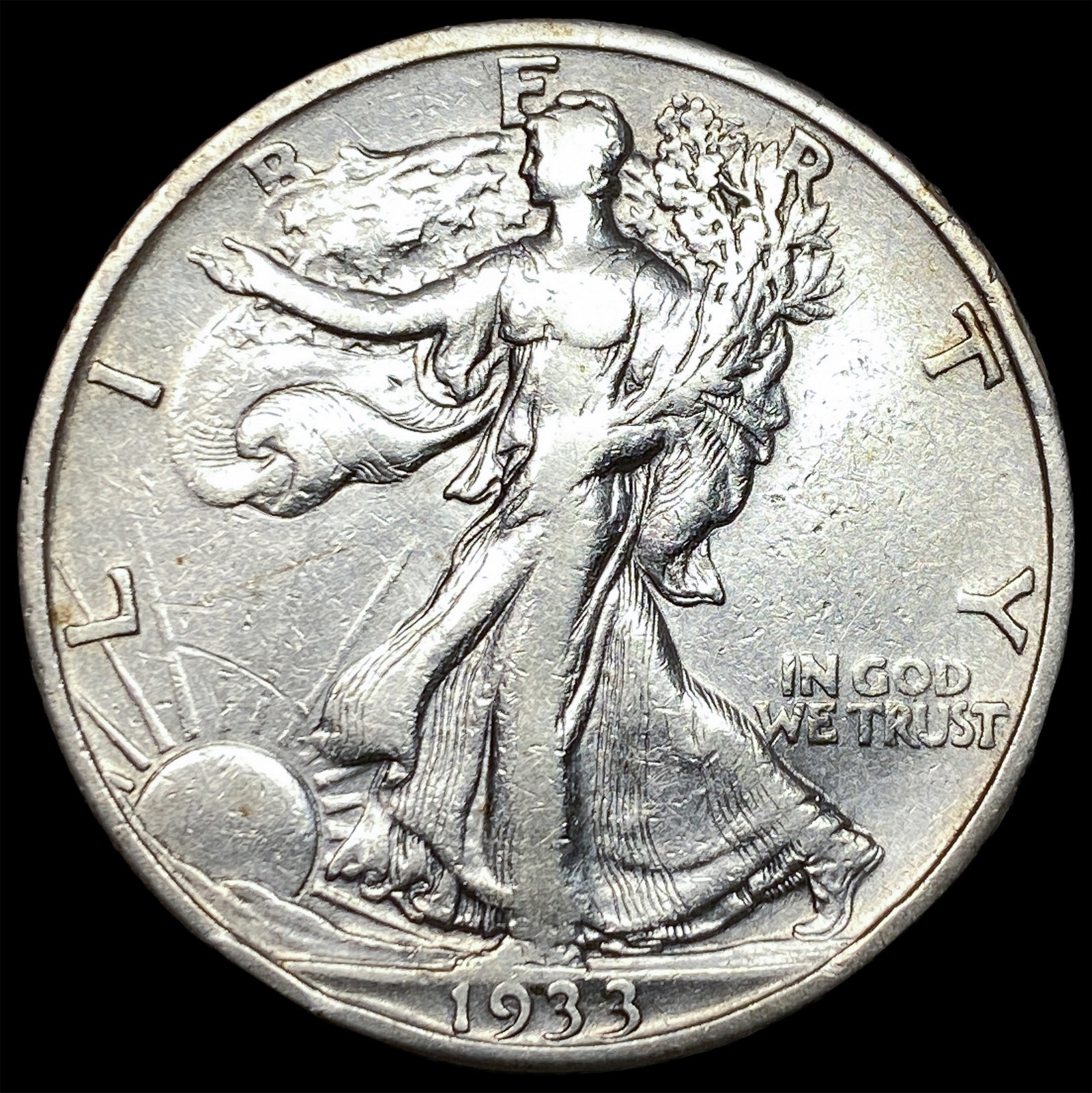Walking Liberty Half Dollar NEARLY UNCIRCULATED (1 of 2)