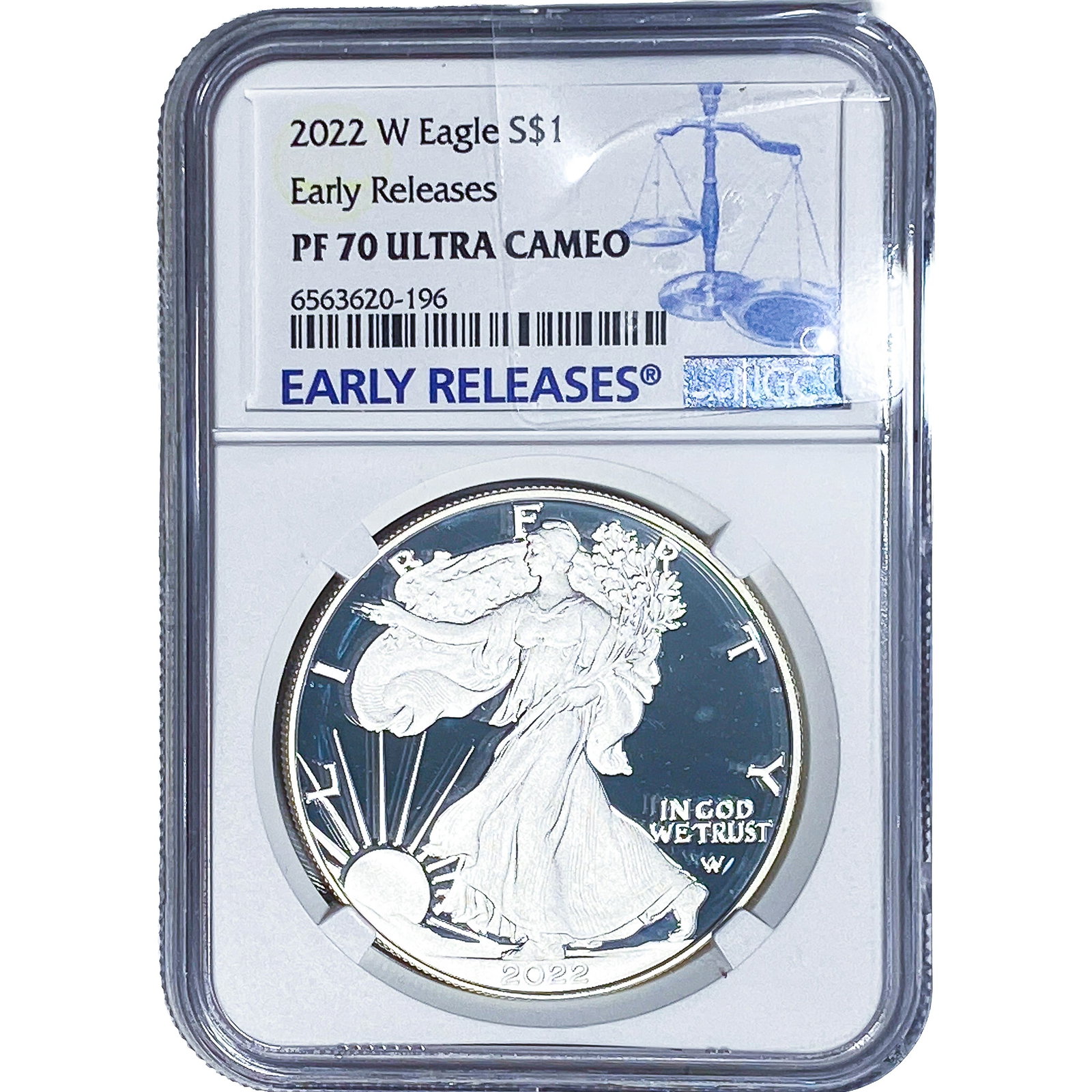 2022-W Silver Eagle NGC PF70 Ultra Cameo (1 of 2)