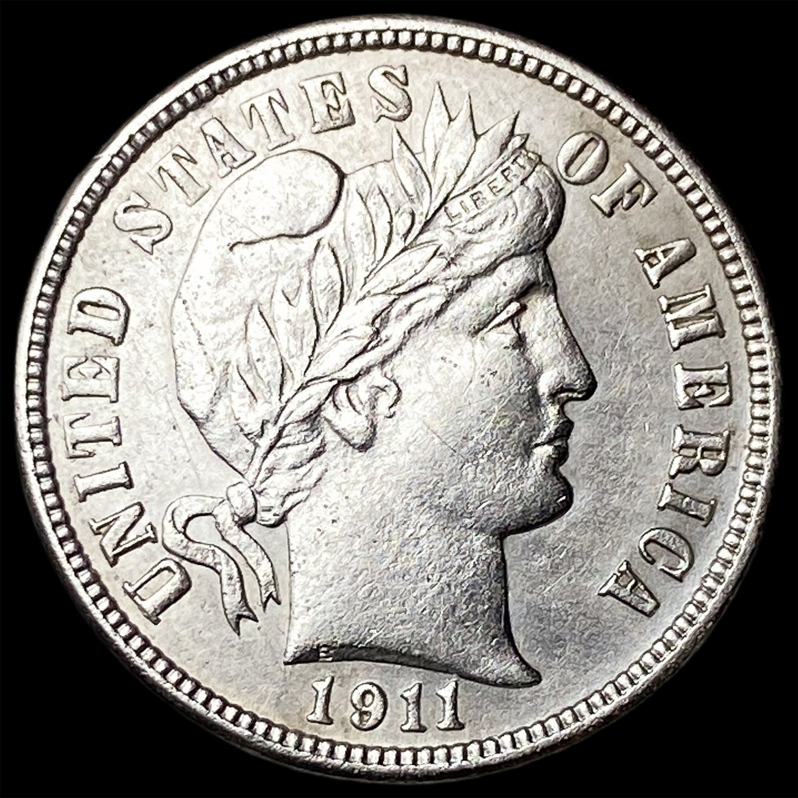 1911-D Silver Barber Dime UNCIRCULATED (1 of 2)