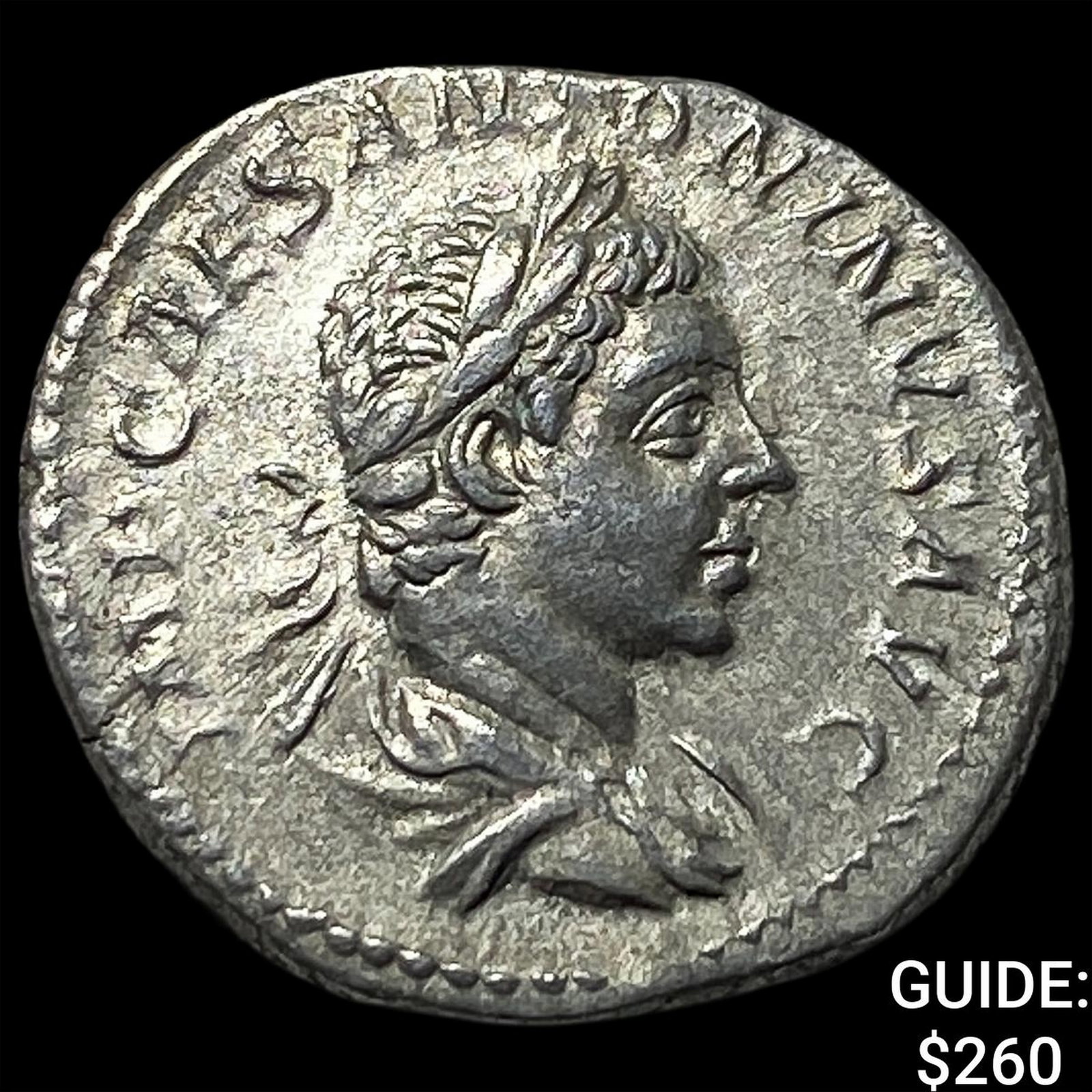 Roman Elgabalus AD 218-222 Silver Denarius (1 of 2)