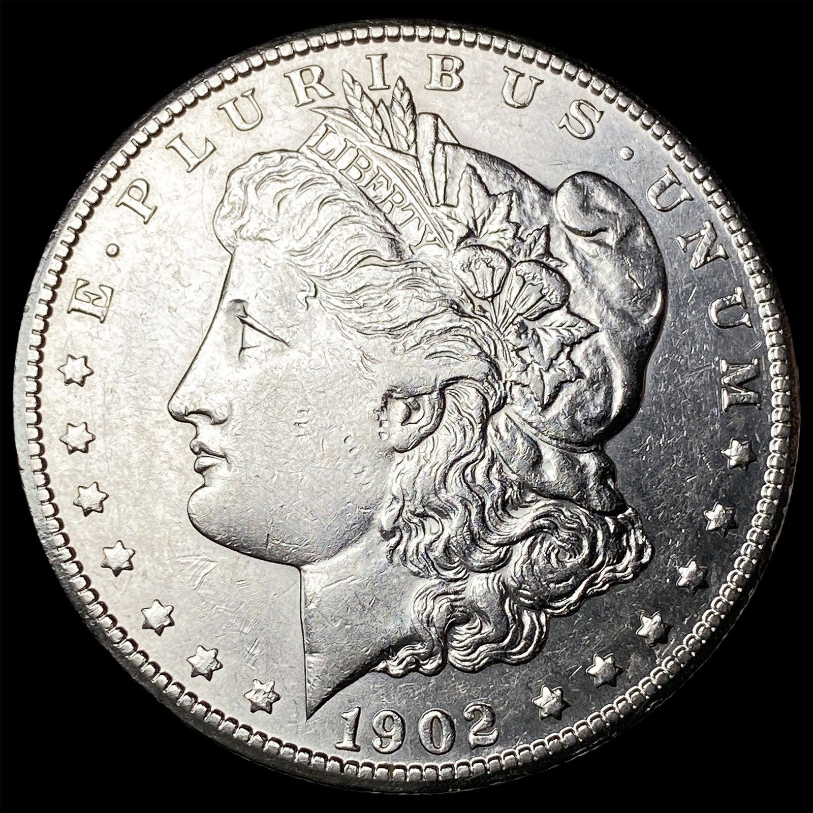 1902-S Silver Morgan Dollar CLOSELY UNCIRCULATED (1 of 2)