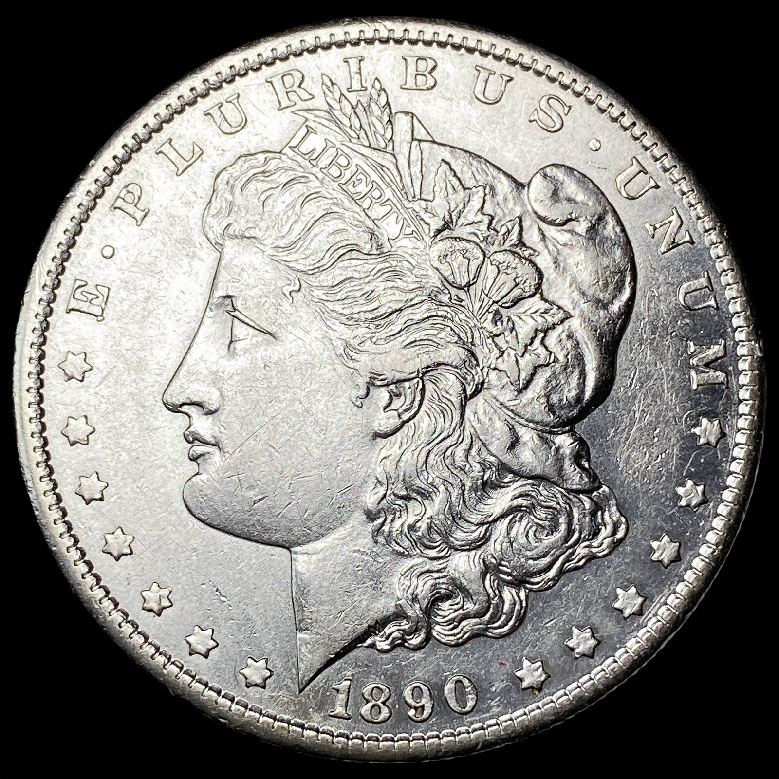 1890-S Silver Morgan Dollar CLOSELY UNCIRCULATED (1 of 2)