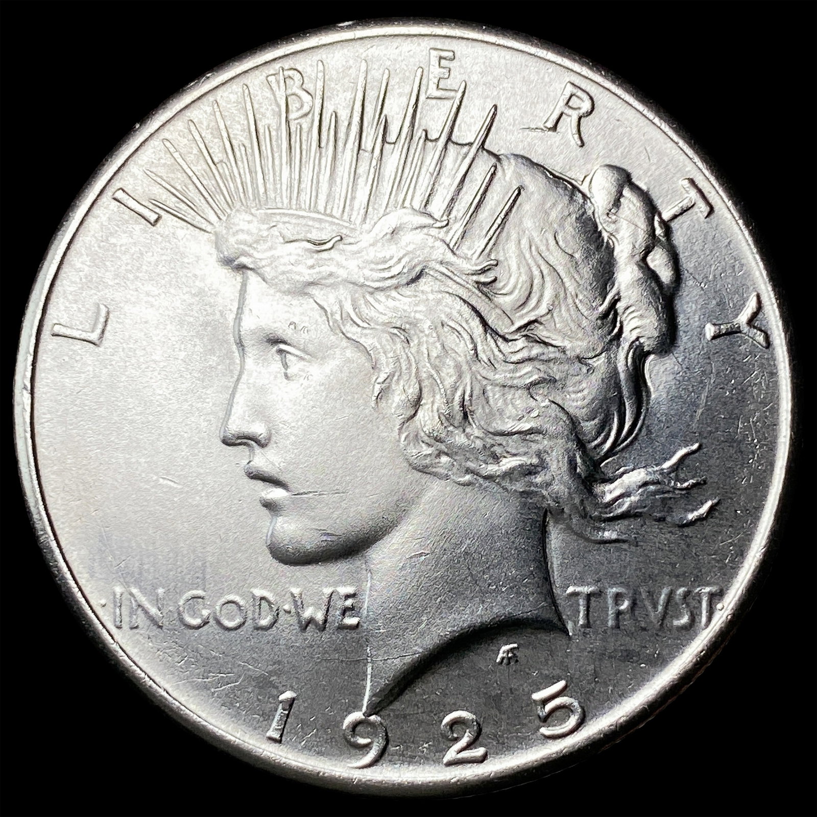 1925 Silver Peace Dollar CHOICE BU (1 of 2)