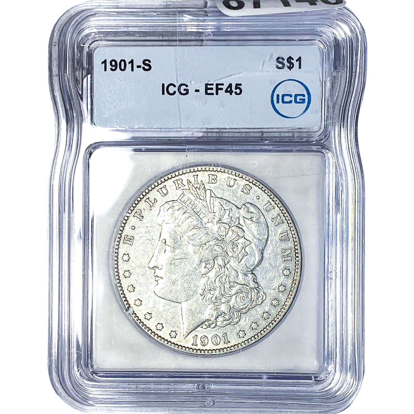 1901-S Morgan Silver Dollar ICG EF45 (1 of 2)