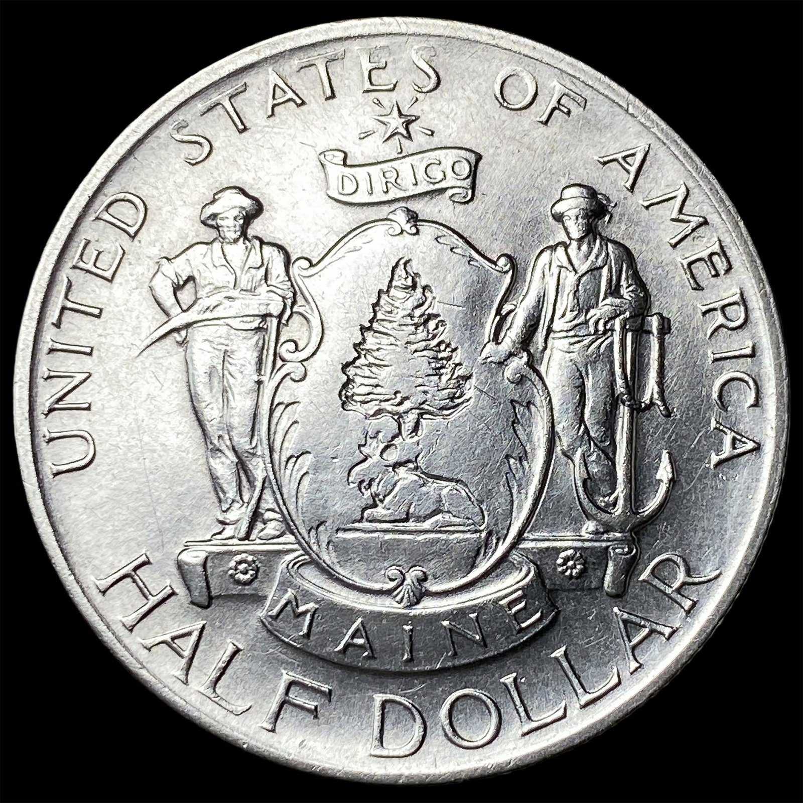1920 Silver Half Dollar Maine Centennial CHOICE AU (1 of 2)