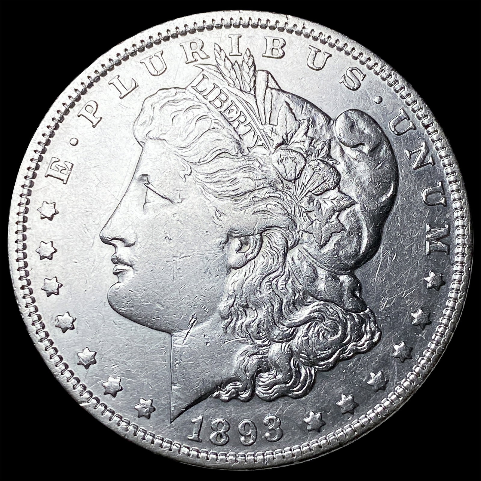 1893 Morgan Silver Dollar CLOSELY UNCIRCULATED (1 of 2)