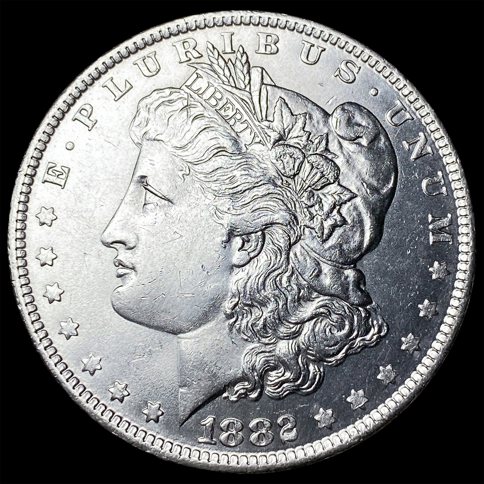 1882-S Silver Morgan Dollar ABOUT UNCIRCULATED (1 of 2)