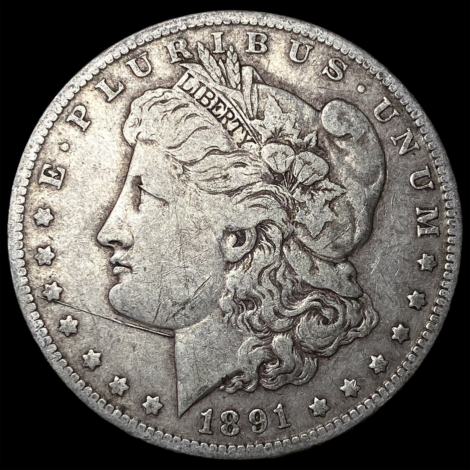 1891-O Silver Morgan Dollar CLOSELY UNCIRCULATED (1 of 2)