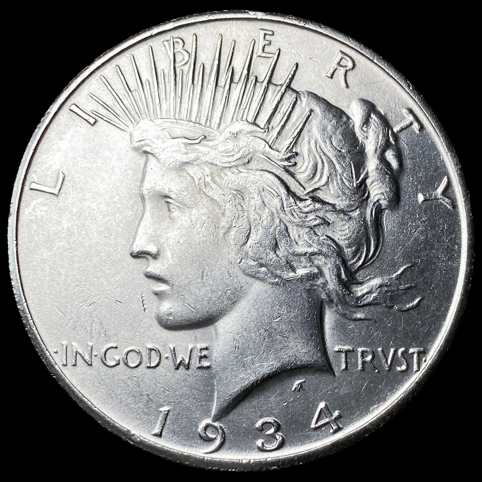 1934-S Silver Peace Dollar UNCIRCULATED (1 of 2)