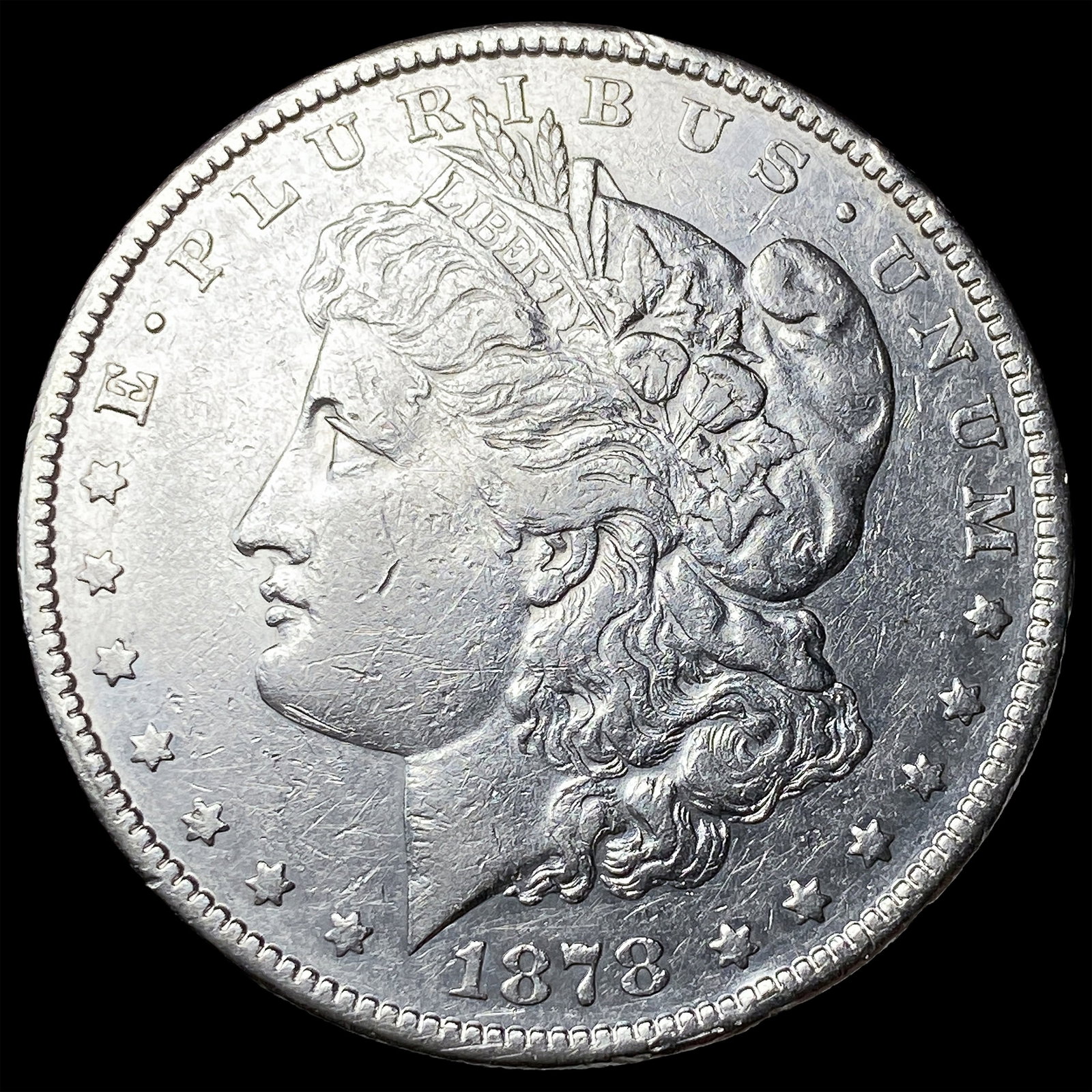 1878-S Silver Morgan Dollar ABOUT UNCIRCULATED (1 of 2)