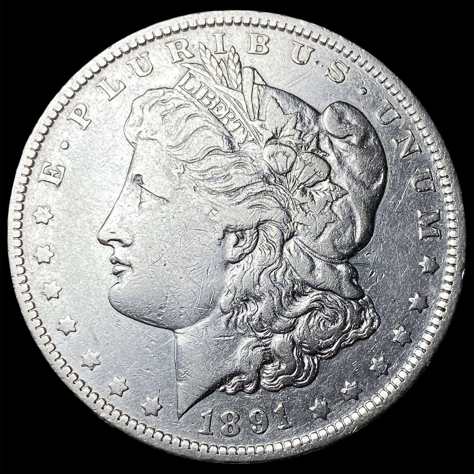 1891-O Silver Morgan Dollar LIGHTLY CIRCULATED (1 of 2)