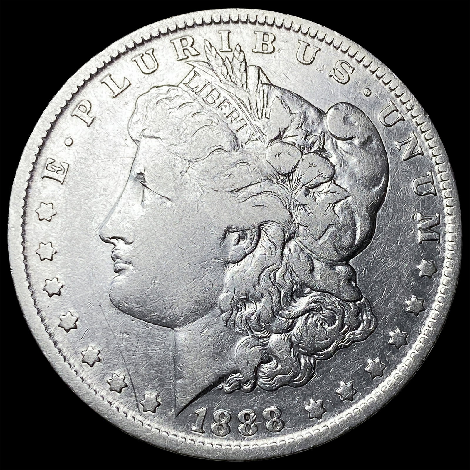 1888-O Silver Morgan Dollar LIGHTLY CIRCULATED (1 of 2)