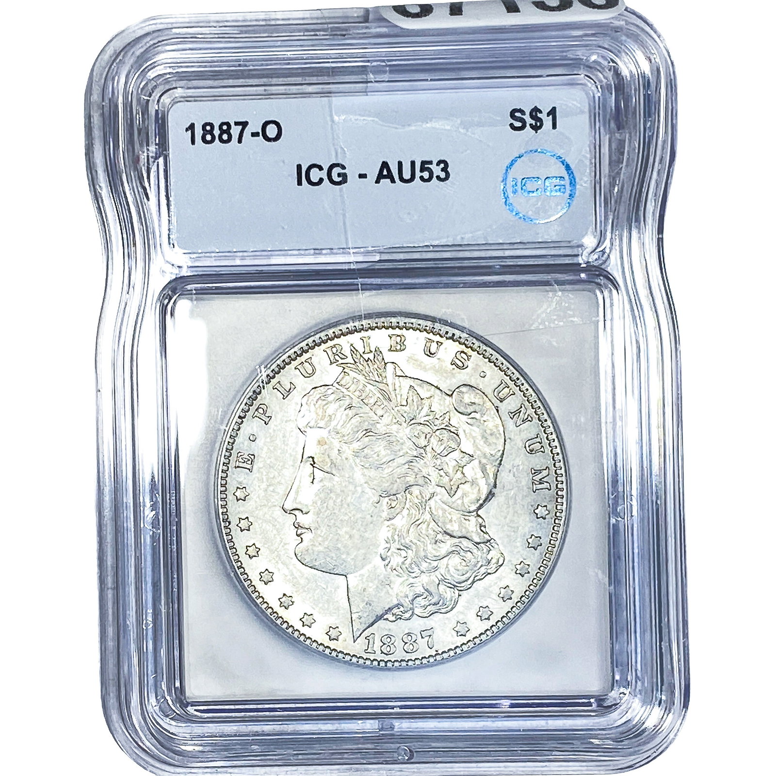 1887-O Morgan Silver Dollar ICG AU53 (1 of 2)
