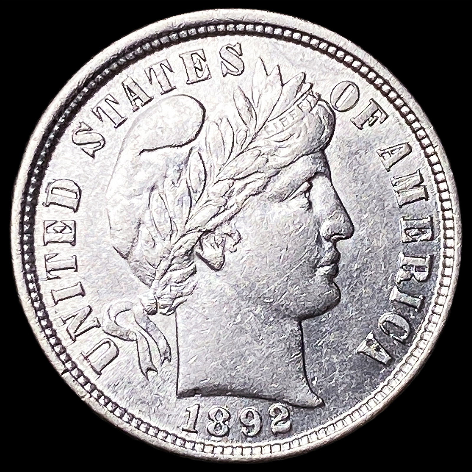 1892 Silver Barber Dime UNCIRCULATED (1 of 2)