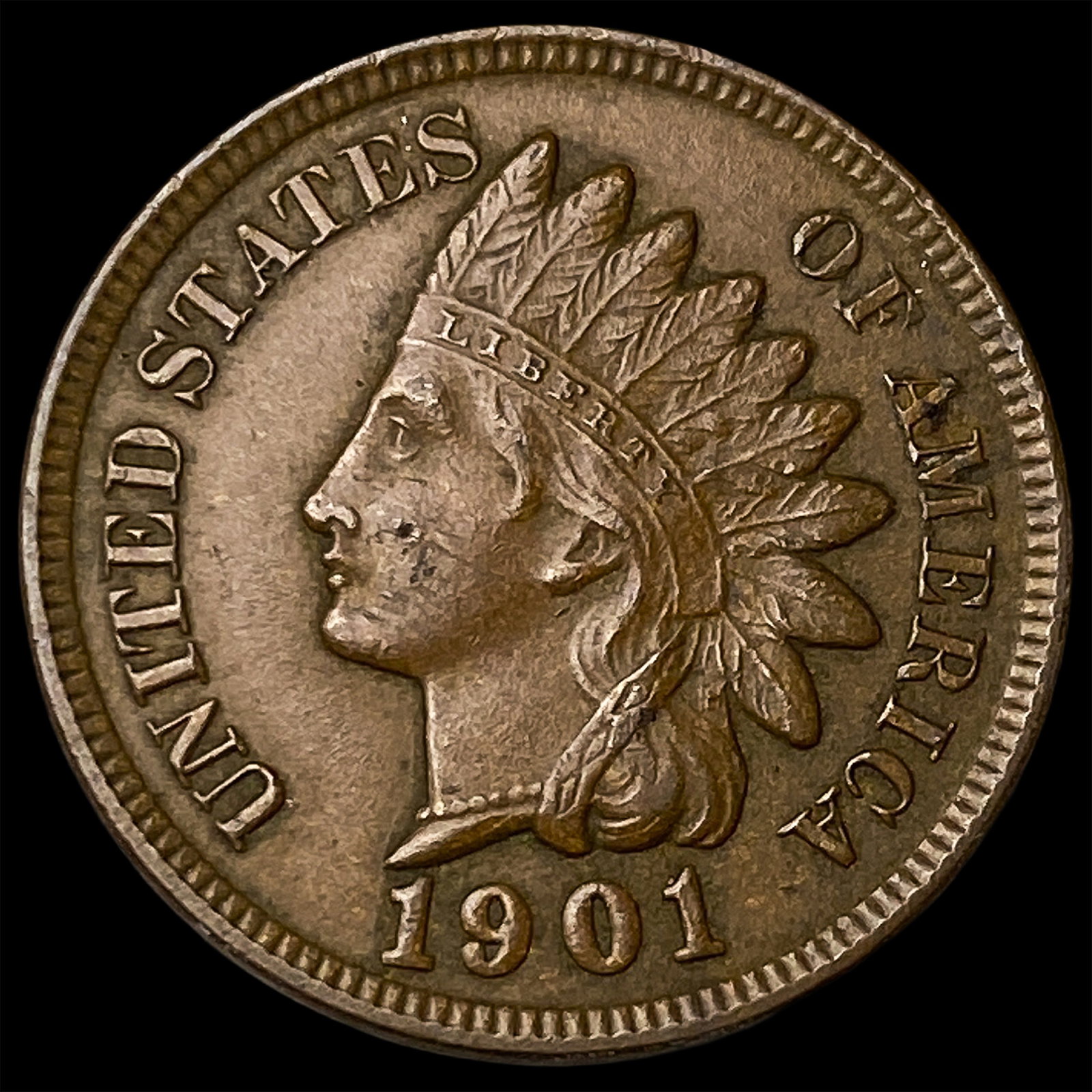 1901 Indian Head Cent UNCIRCULATED (1 of 2)