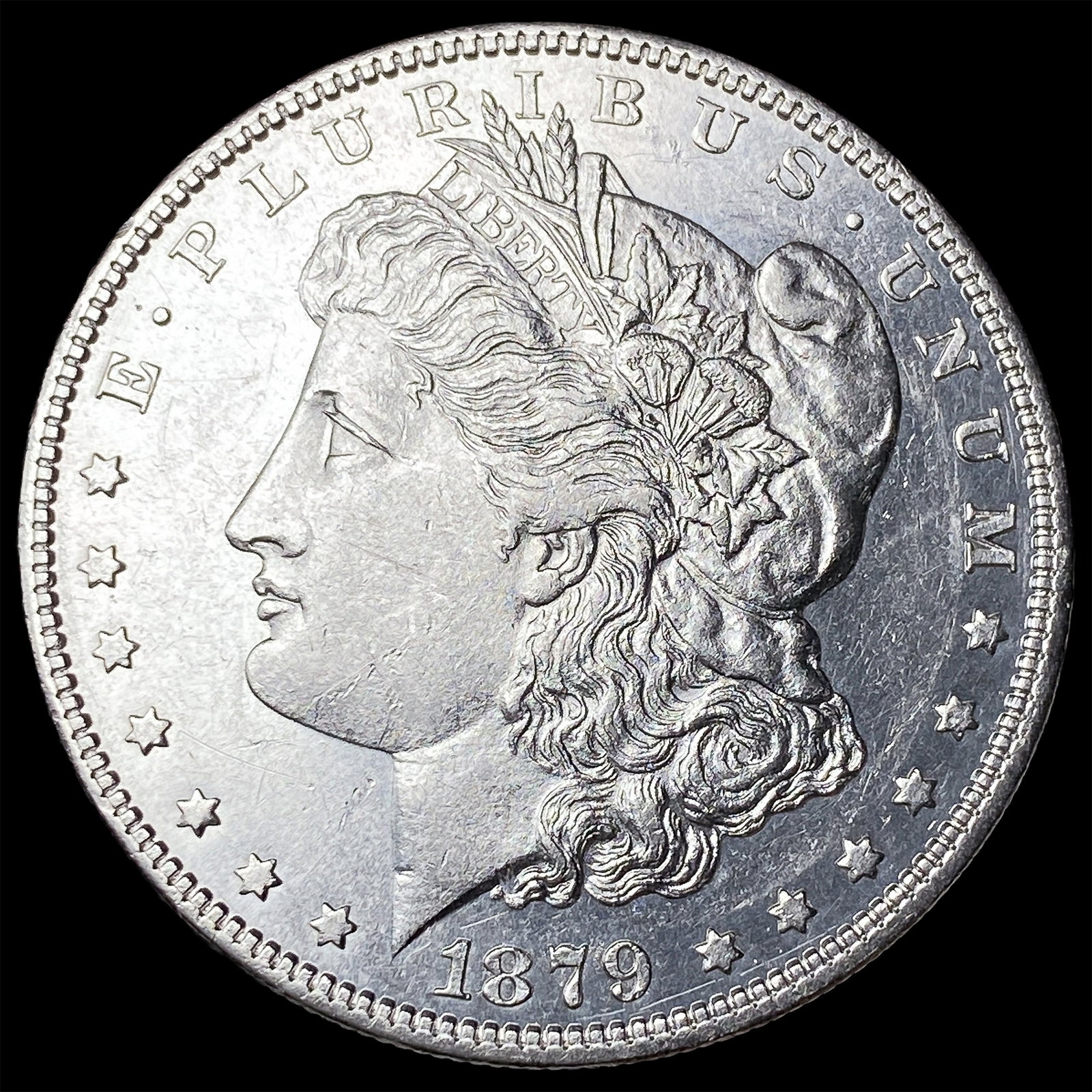 1879-S Silver Morgan Dollar CHOICE AU (1 of 2)