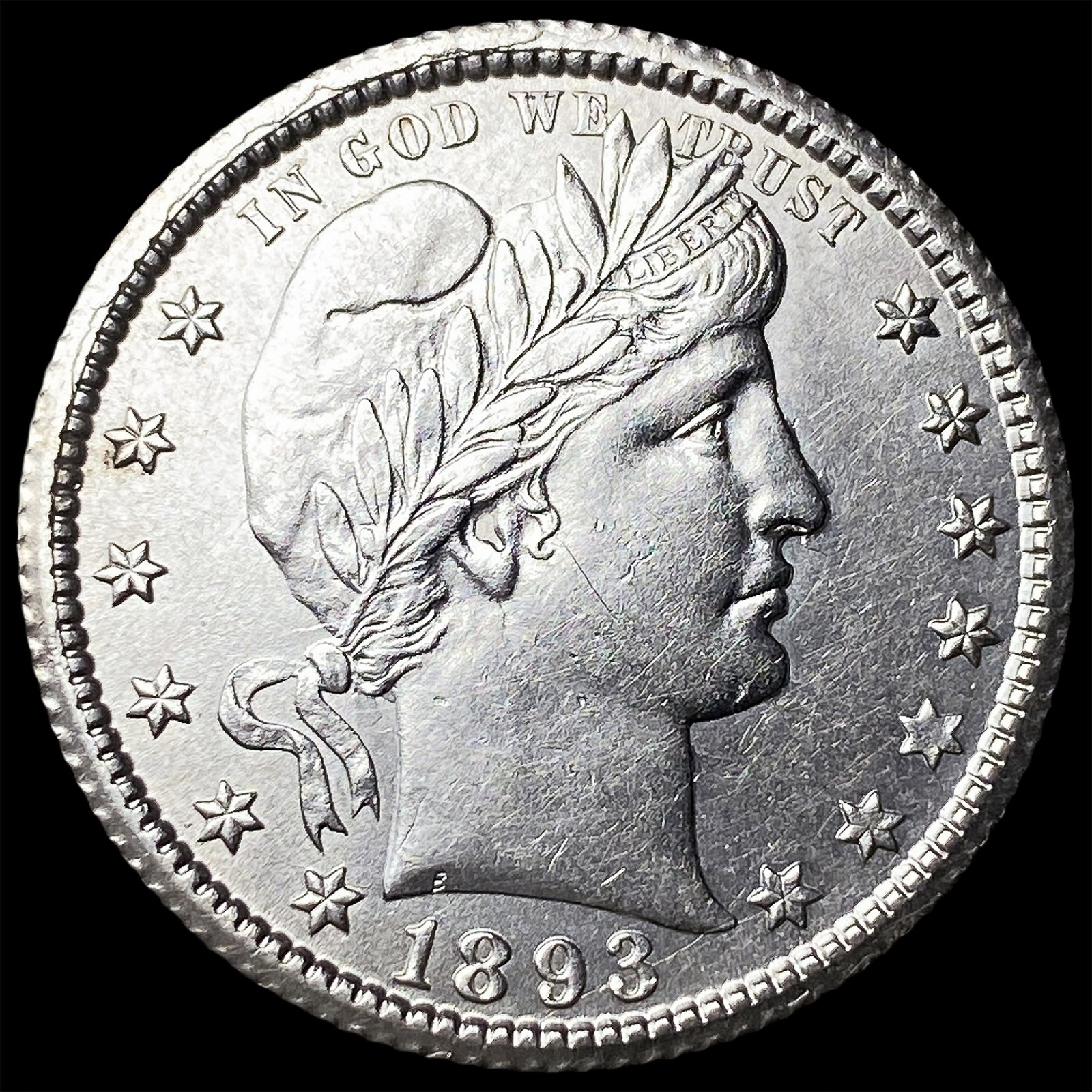 1893 Barber Silver Quarter UNCIRCULATED (1 of 2)